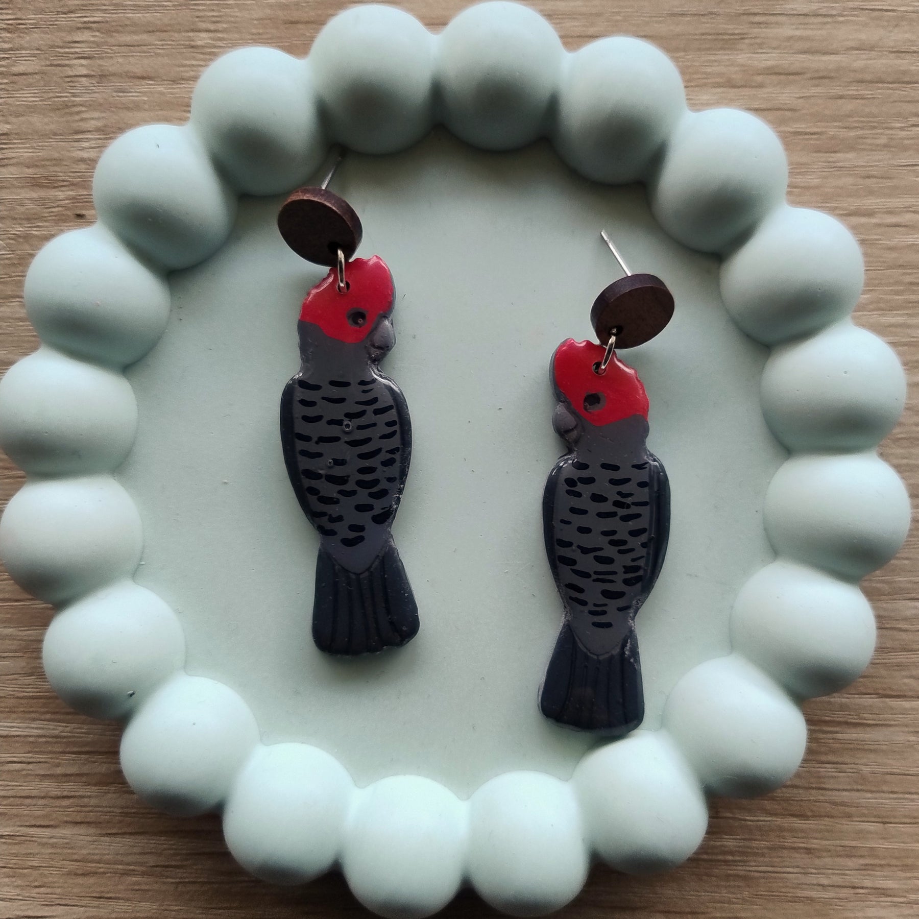 Cockatoo Dangle Earrings