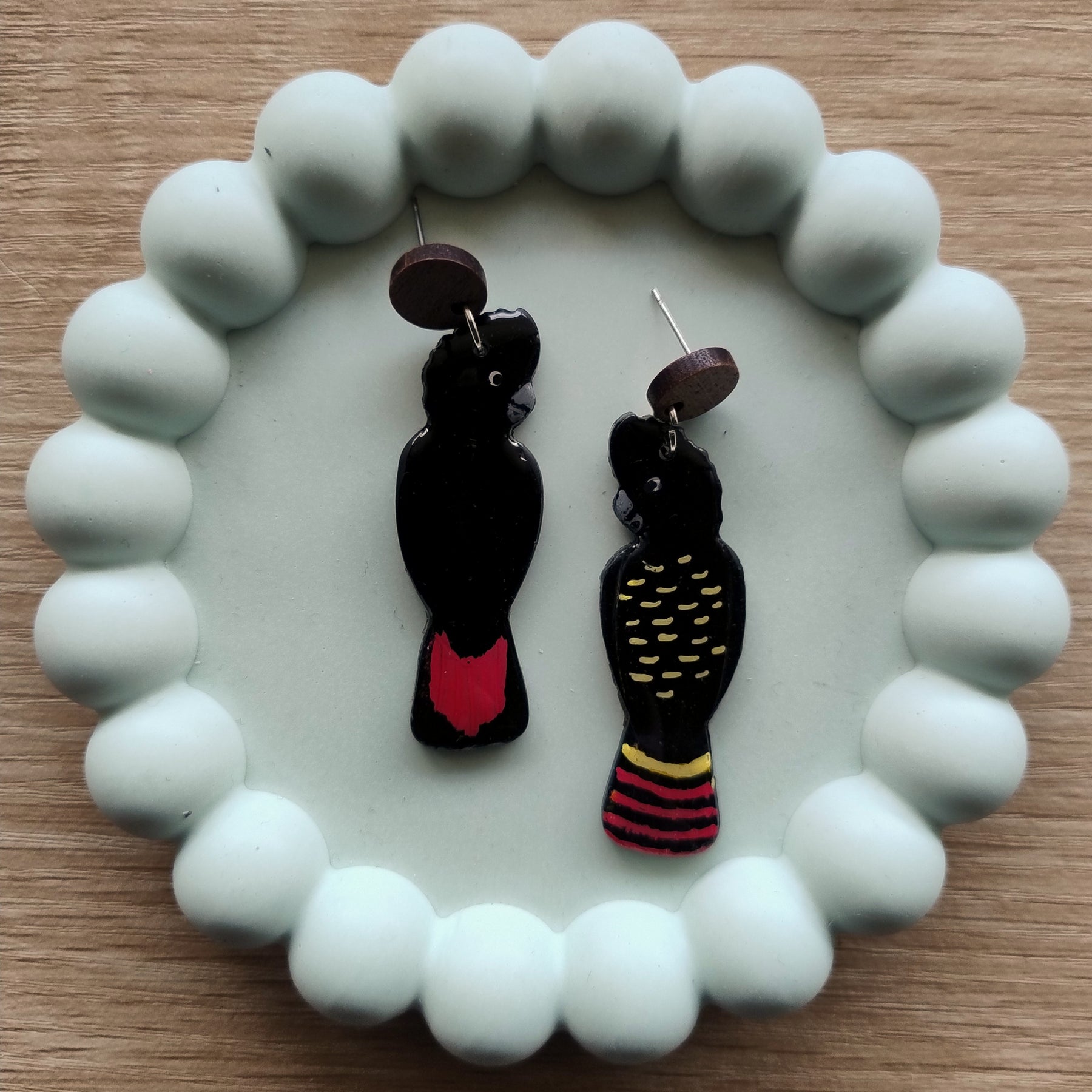 Cockatoo Dangle Earrings