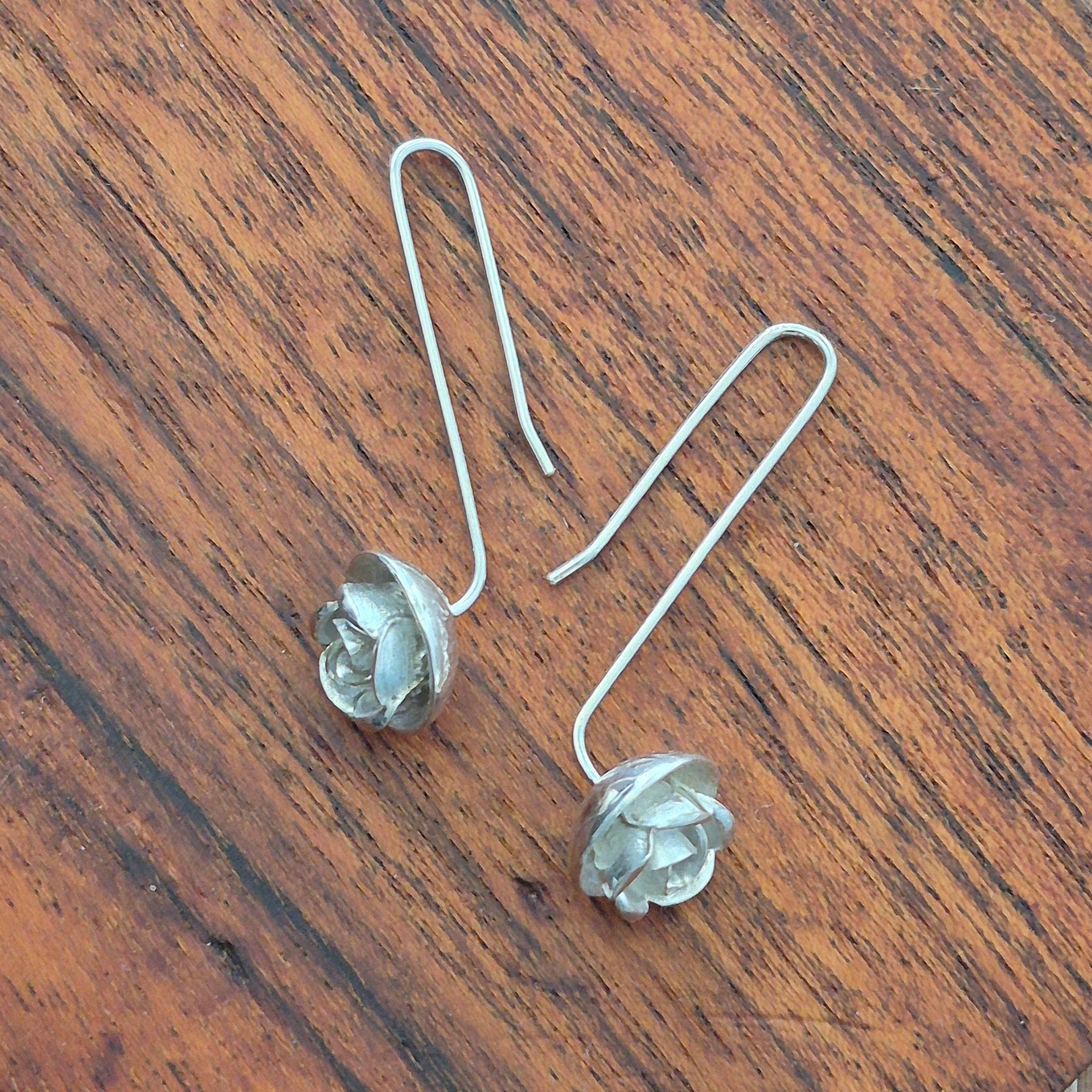 Rose Drop Earrings