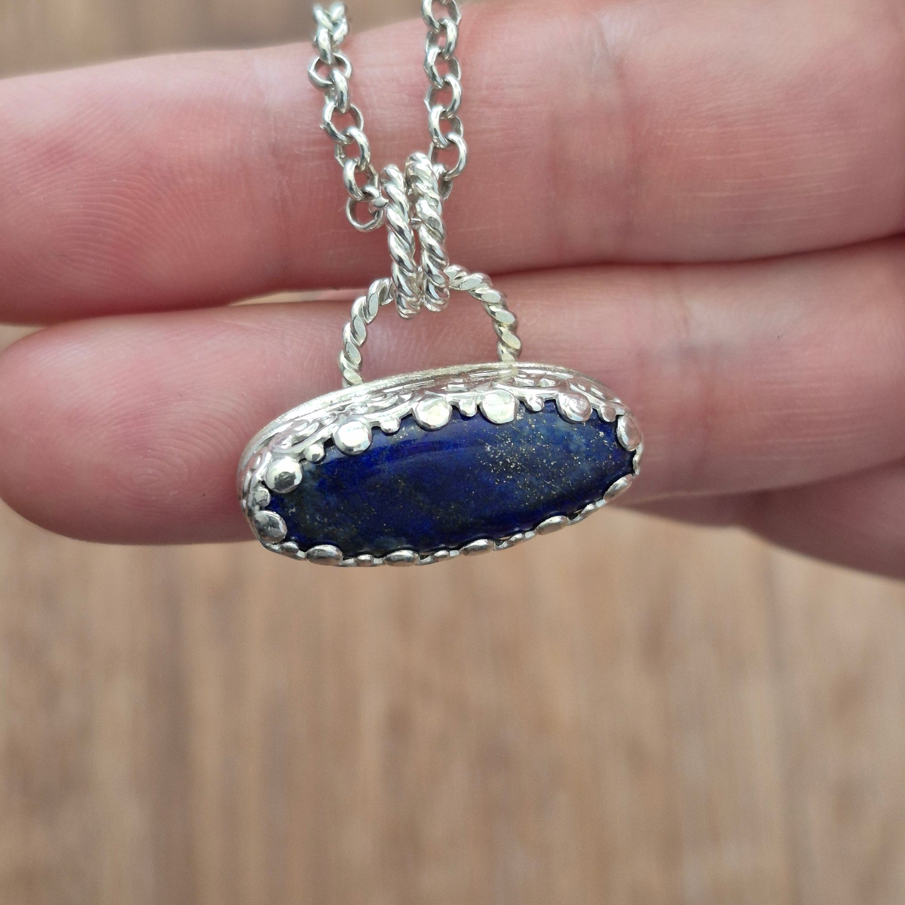 Lapis Lazuli Oval Pendant