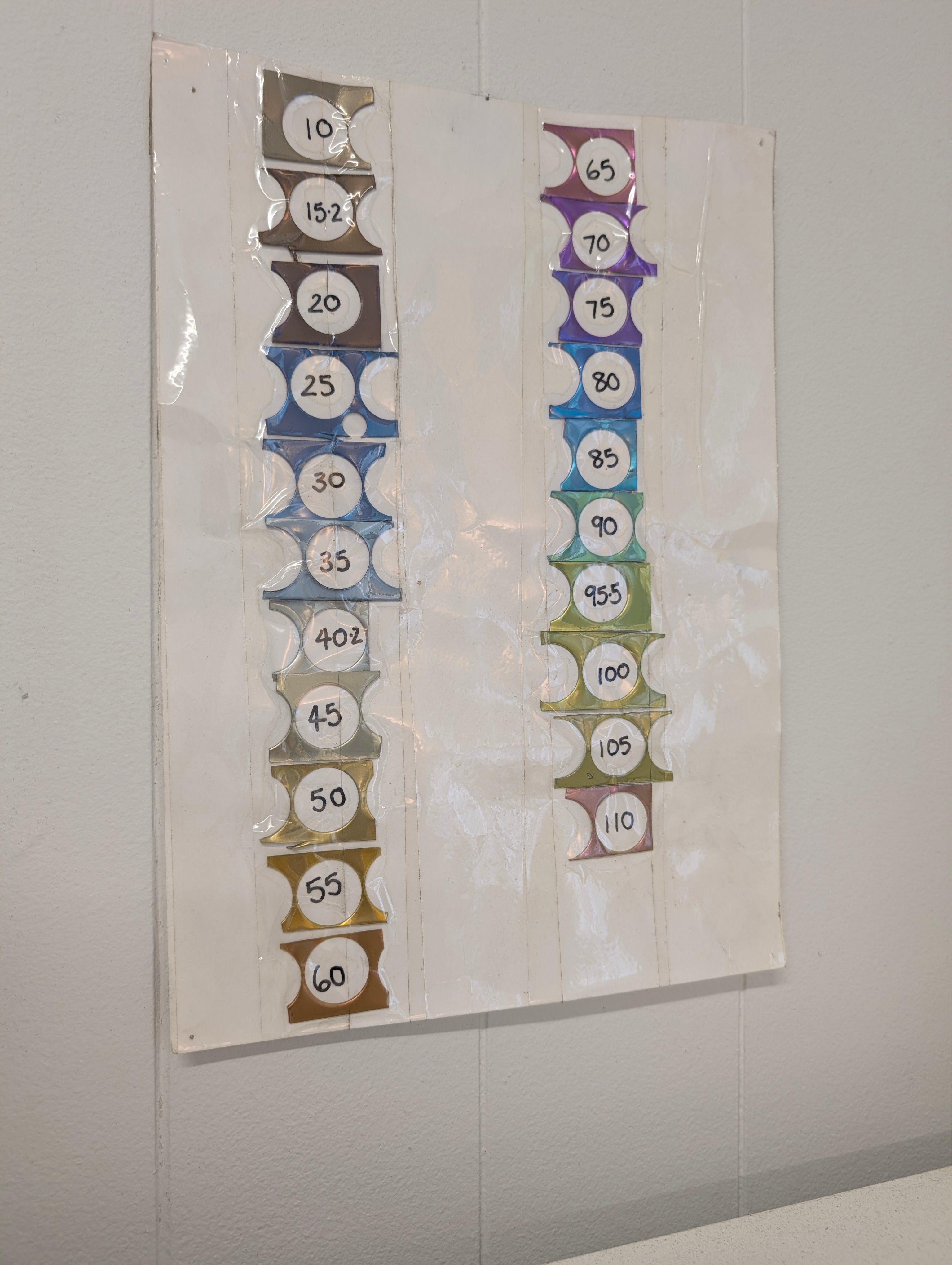 handmade teal niobium × silver small earrings