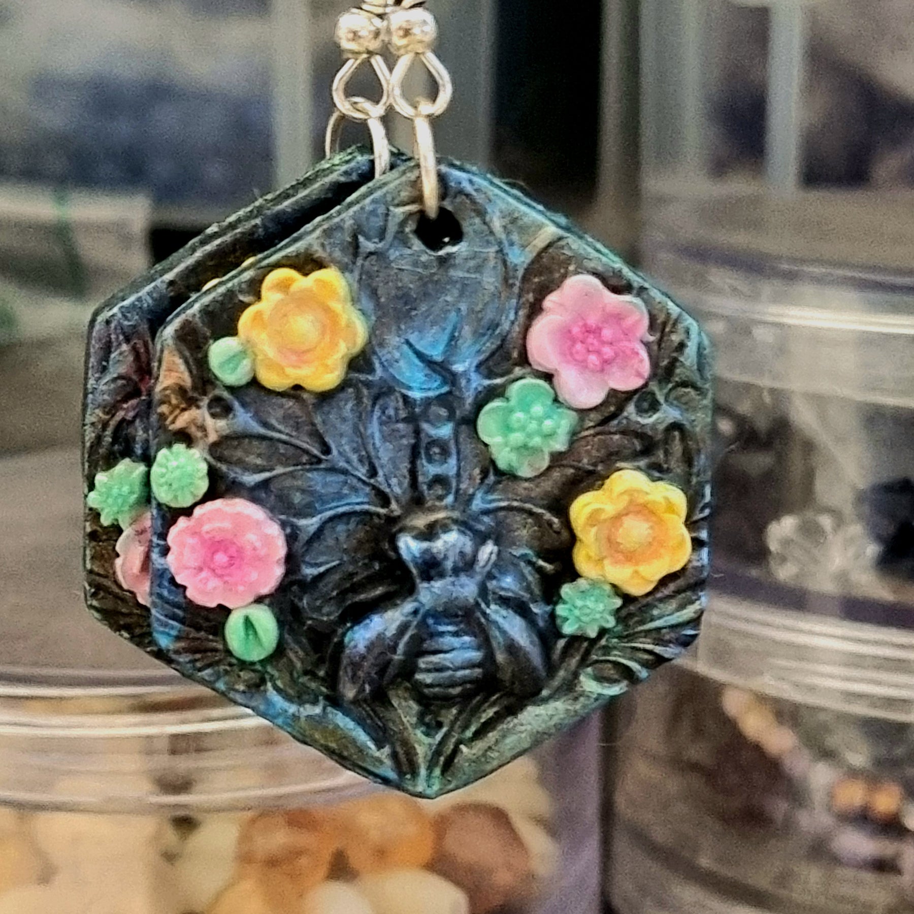 Sweet Bees, Polymer Clay Earring Collection