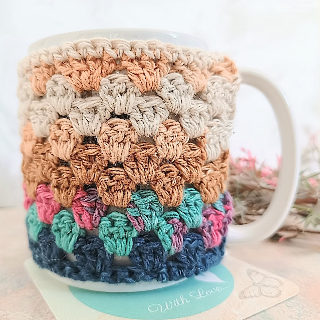 Crochet Handle Loop Mug Cosy