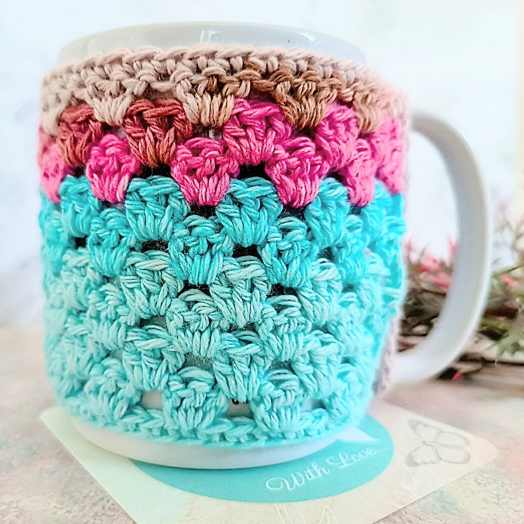 Crochet Handle Loop Mug Cosy