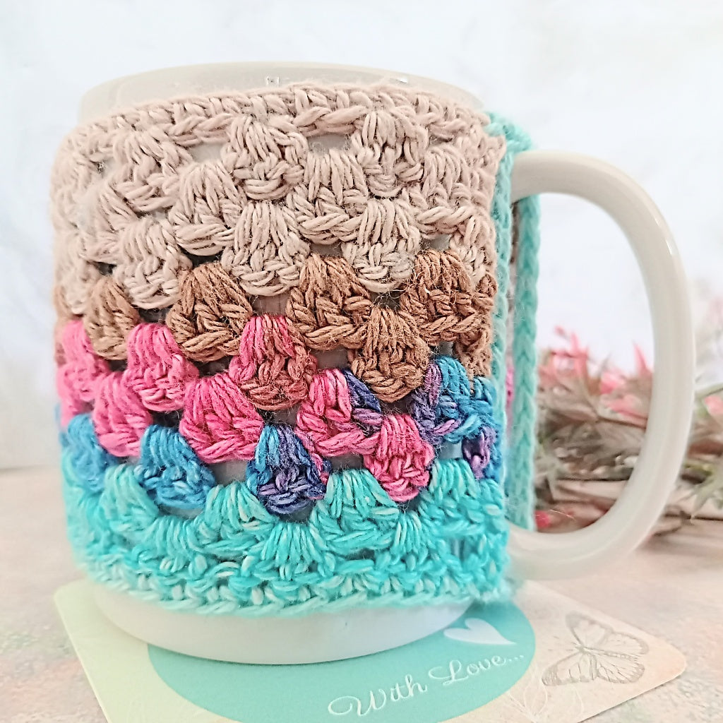 Crochet Handle Loop Mug Cosy