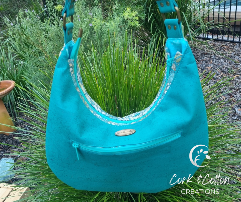 Handmade Cork Hobo Style Bag | Sustainable Everyday Style