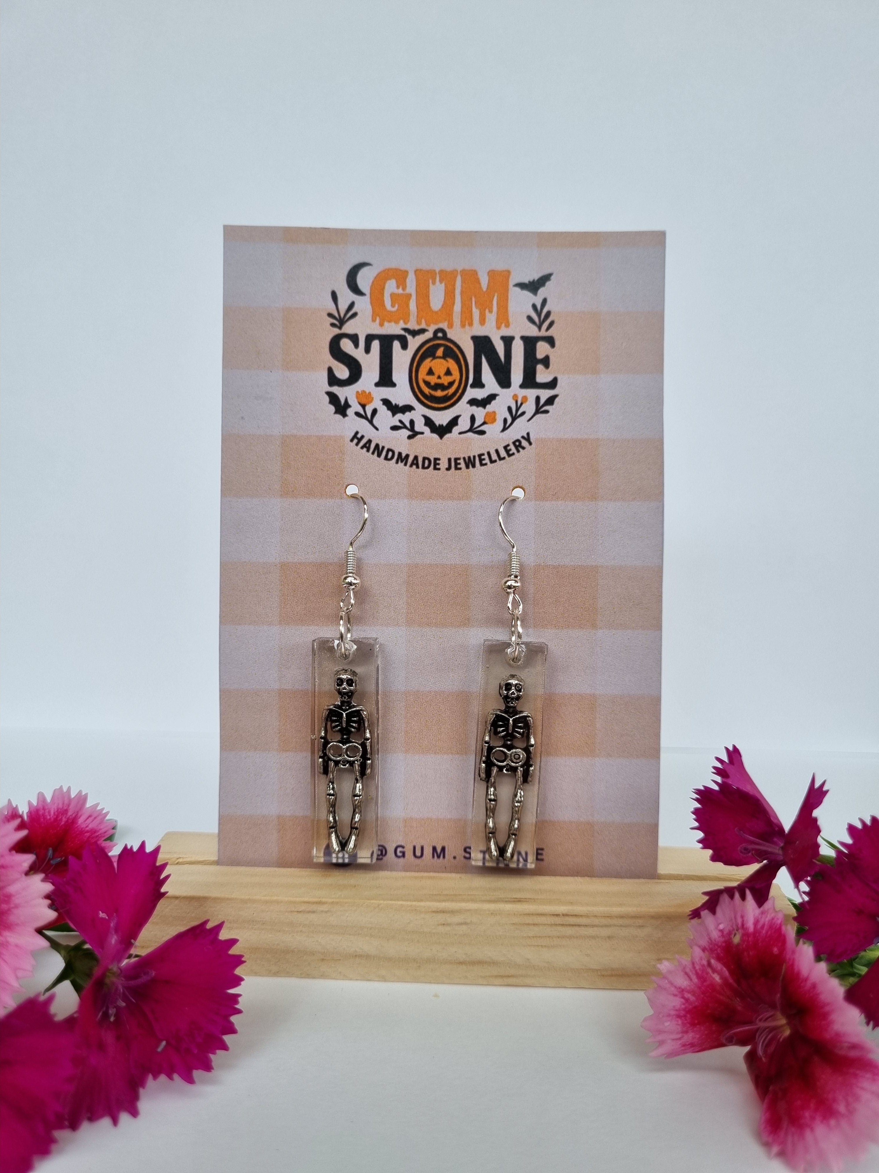 Skeleton Hand Earrings