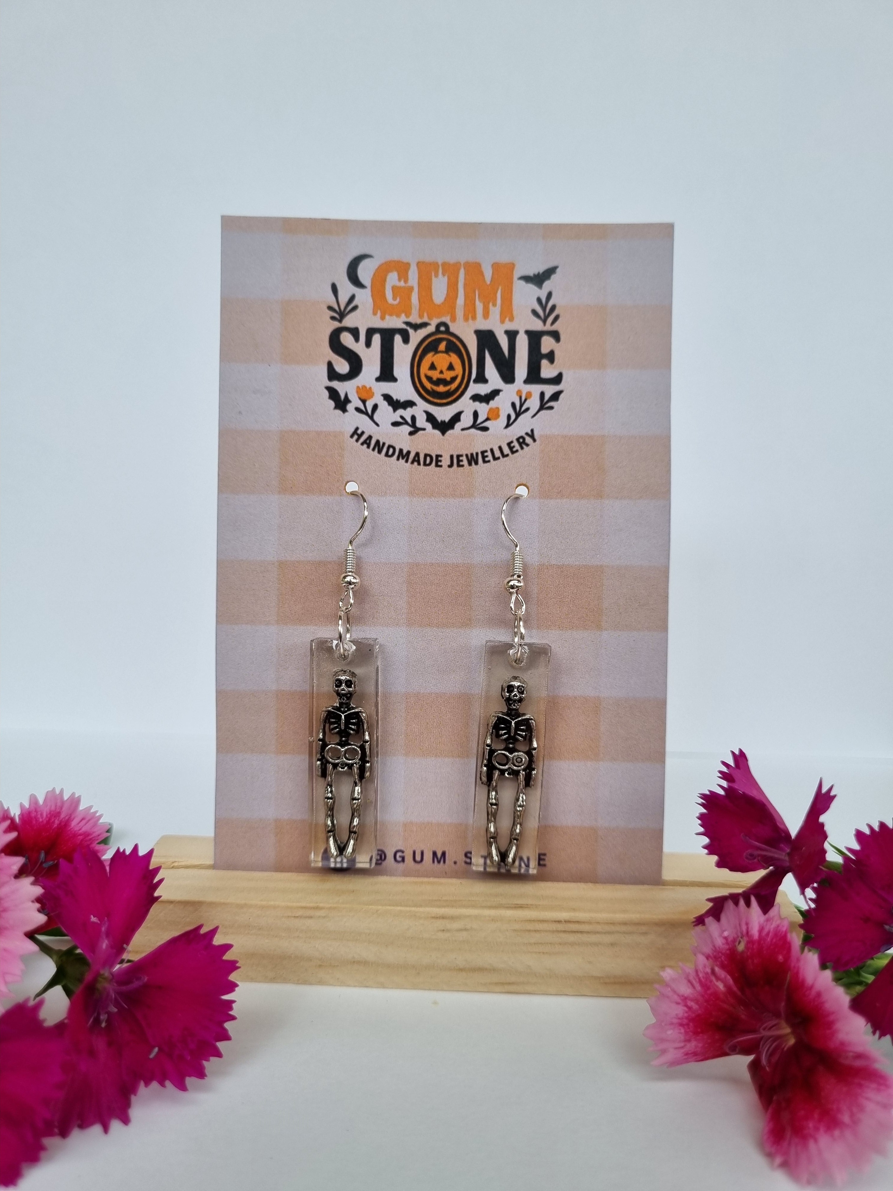 Skeleton Hand Earrings