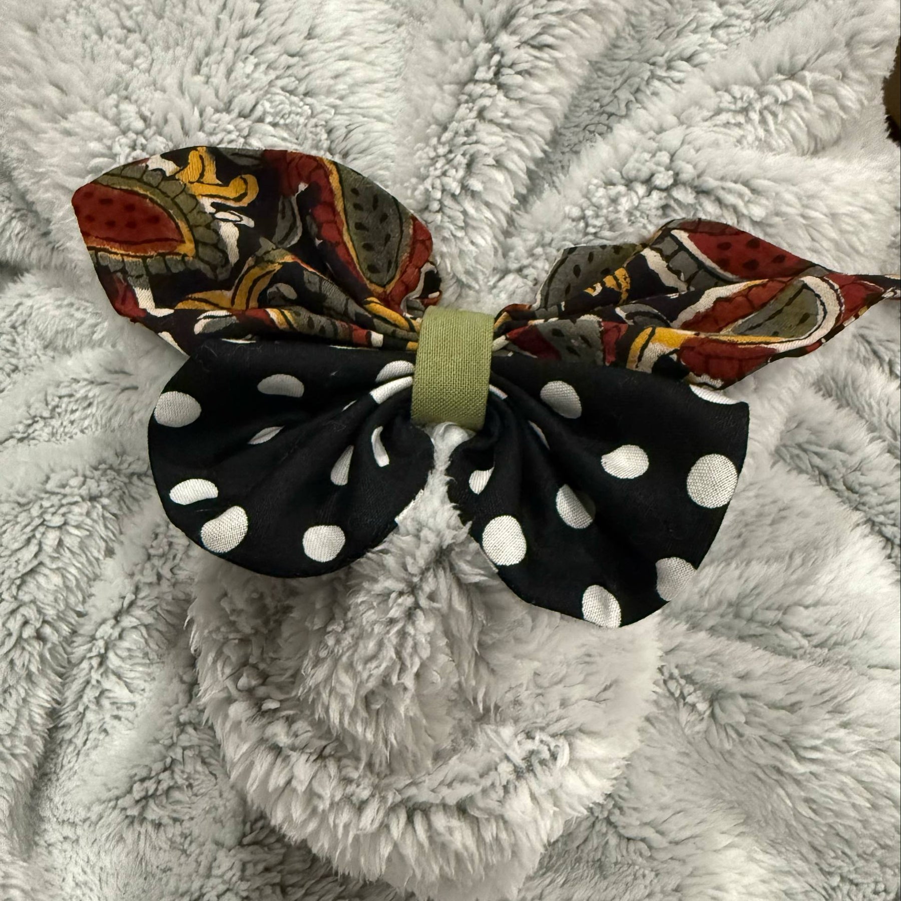Fabric Butterfly Hair Elastic