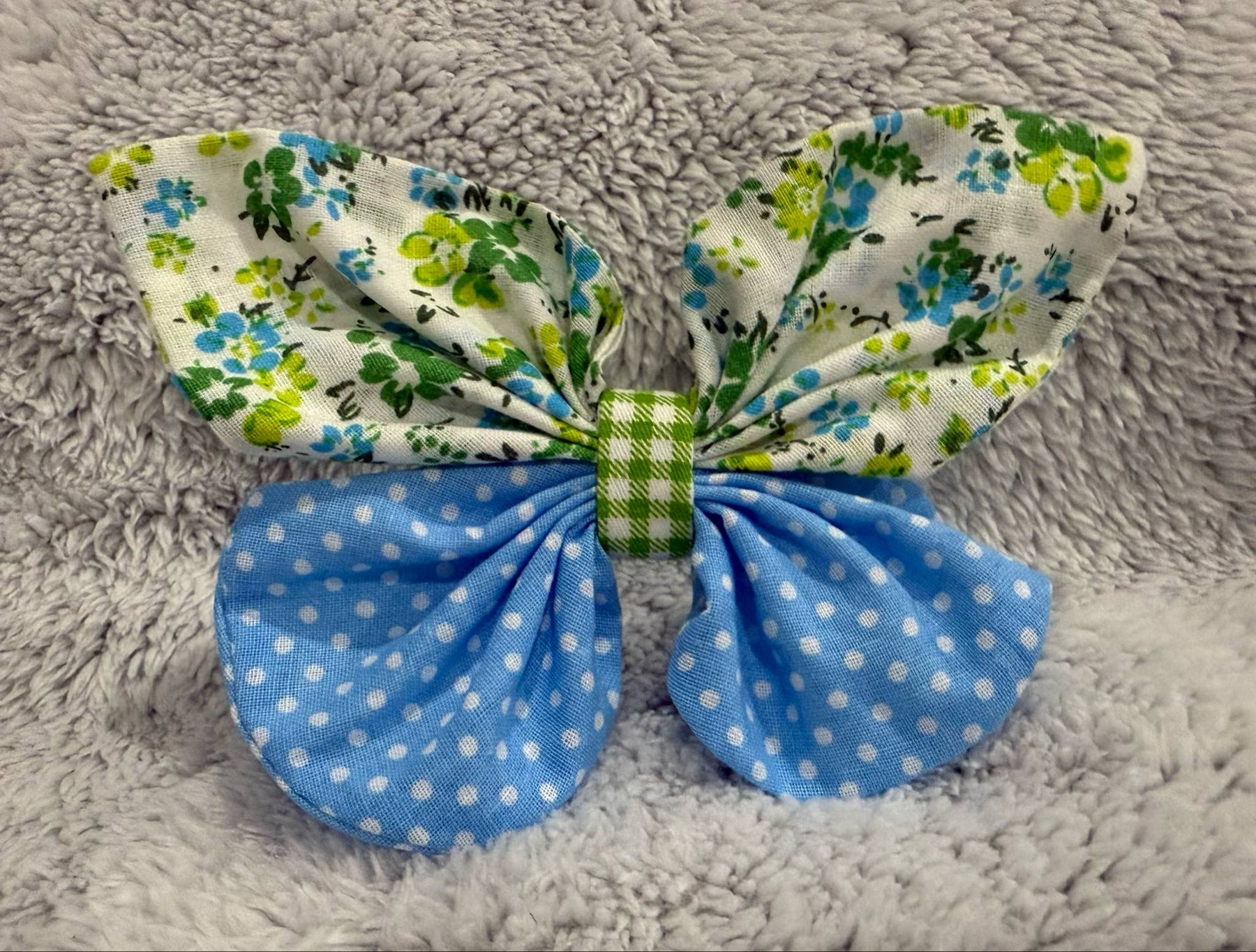 Fabric Butterfly Hair Elastic
