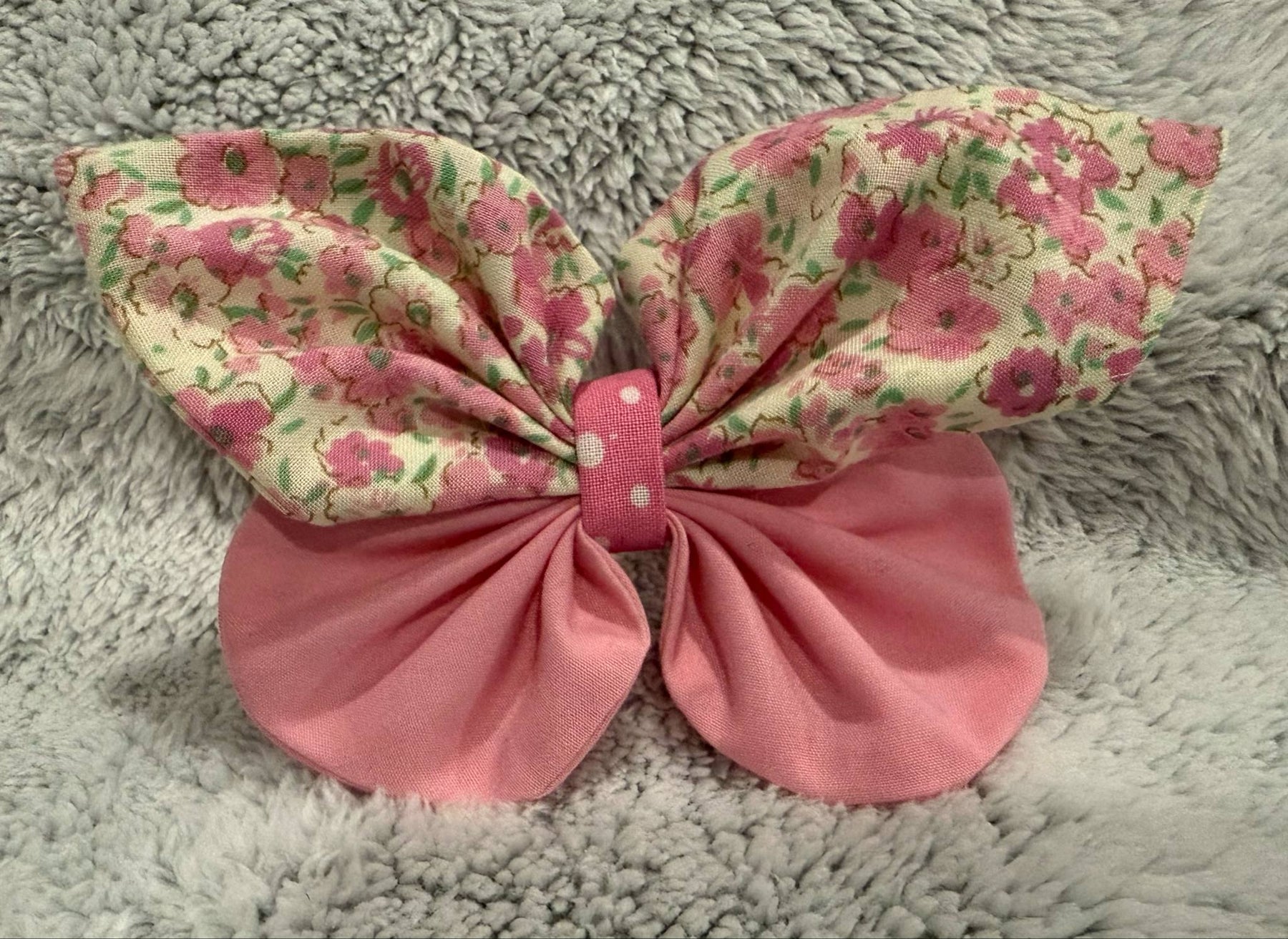 Fabric Butterfly Hair Elastic