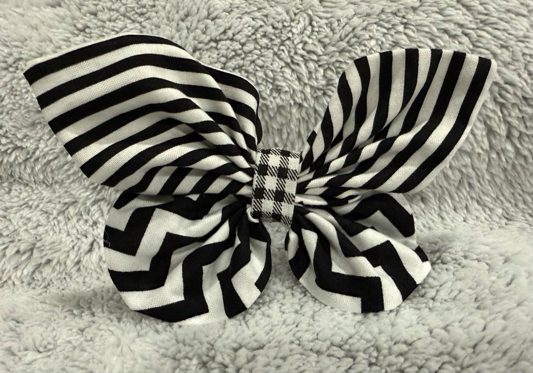 Fabric Butterfly Hair Elastic