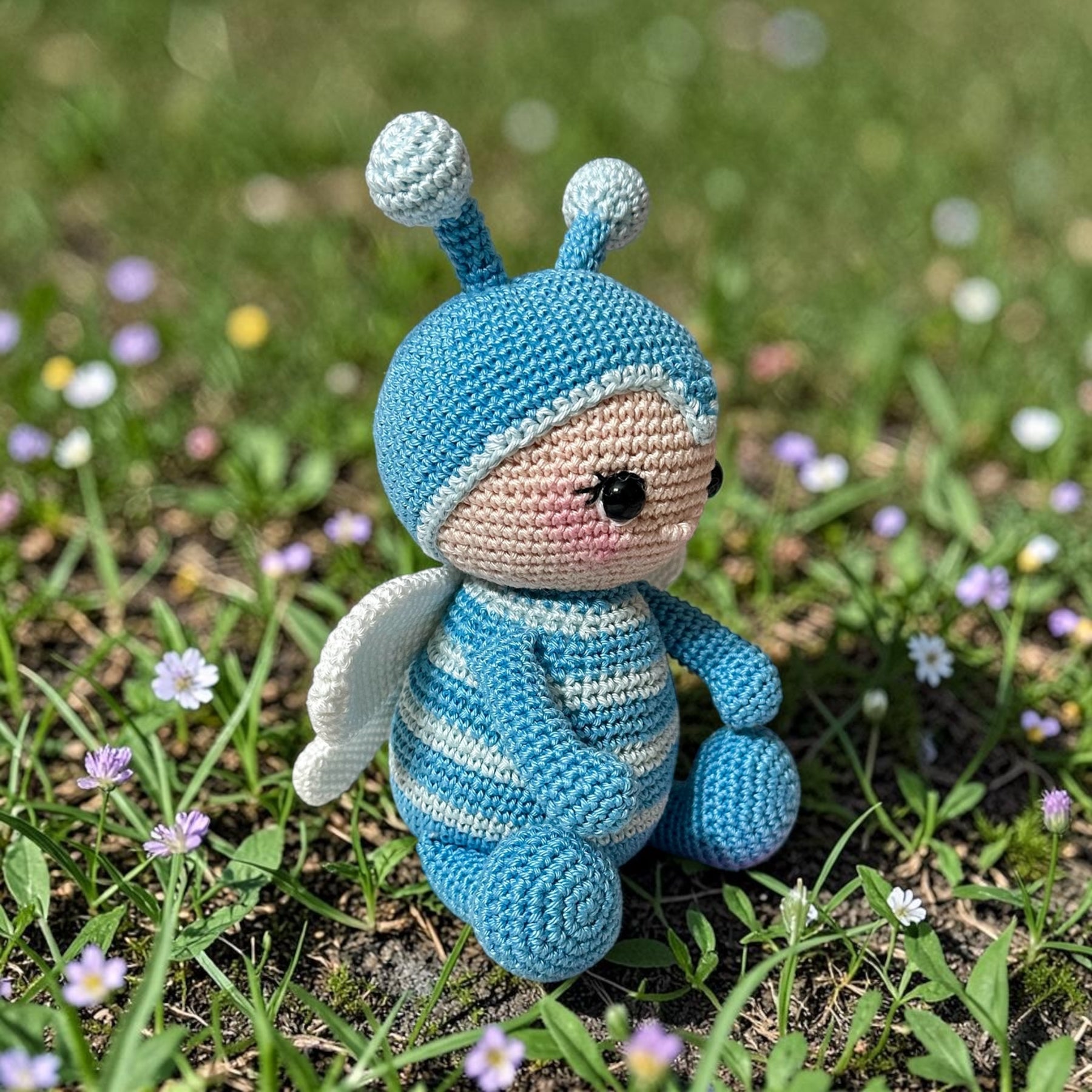 Crochet Winged Insect — Whimsical Woodland Friend 🐝✨