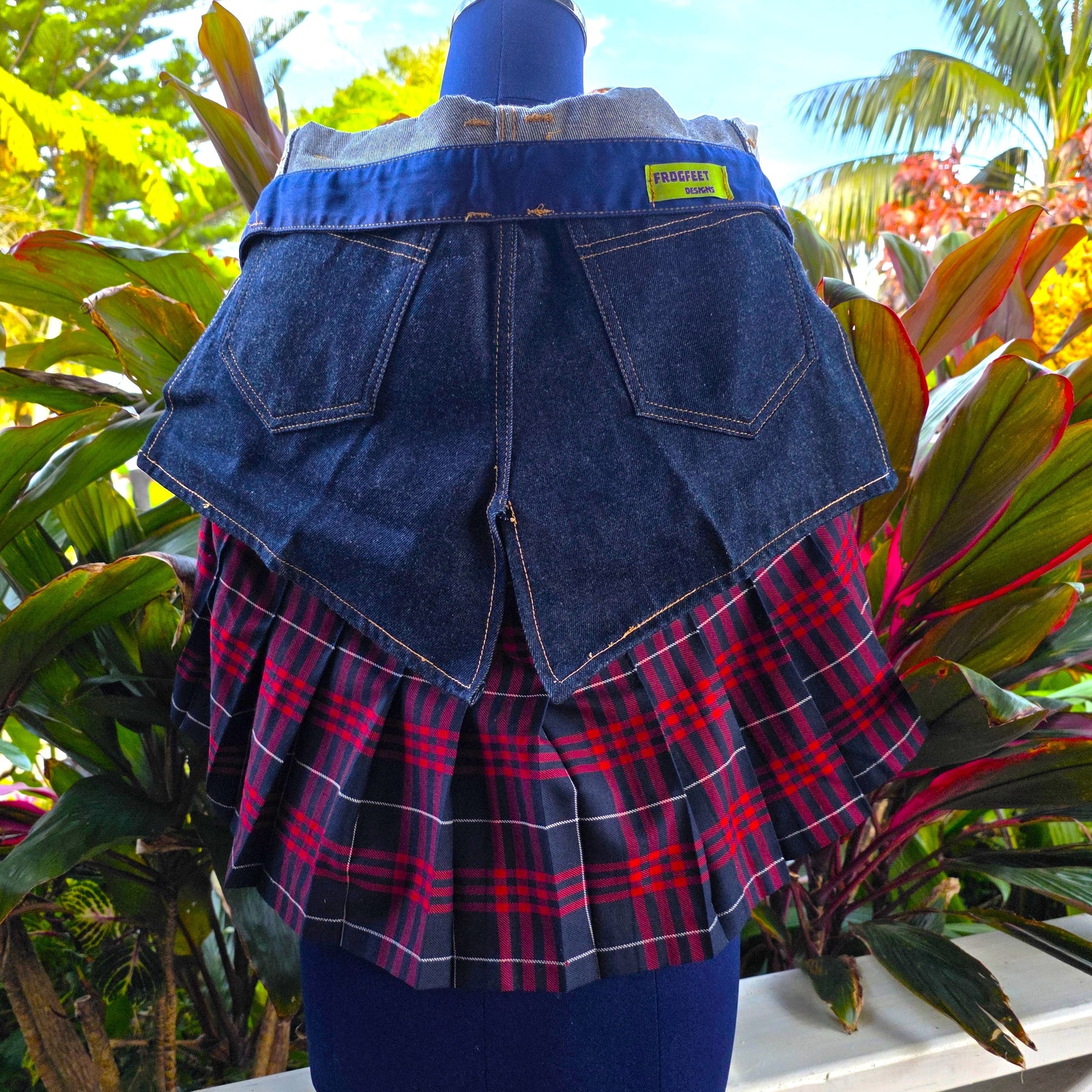 Upcycled Denim Stole
