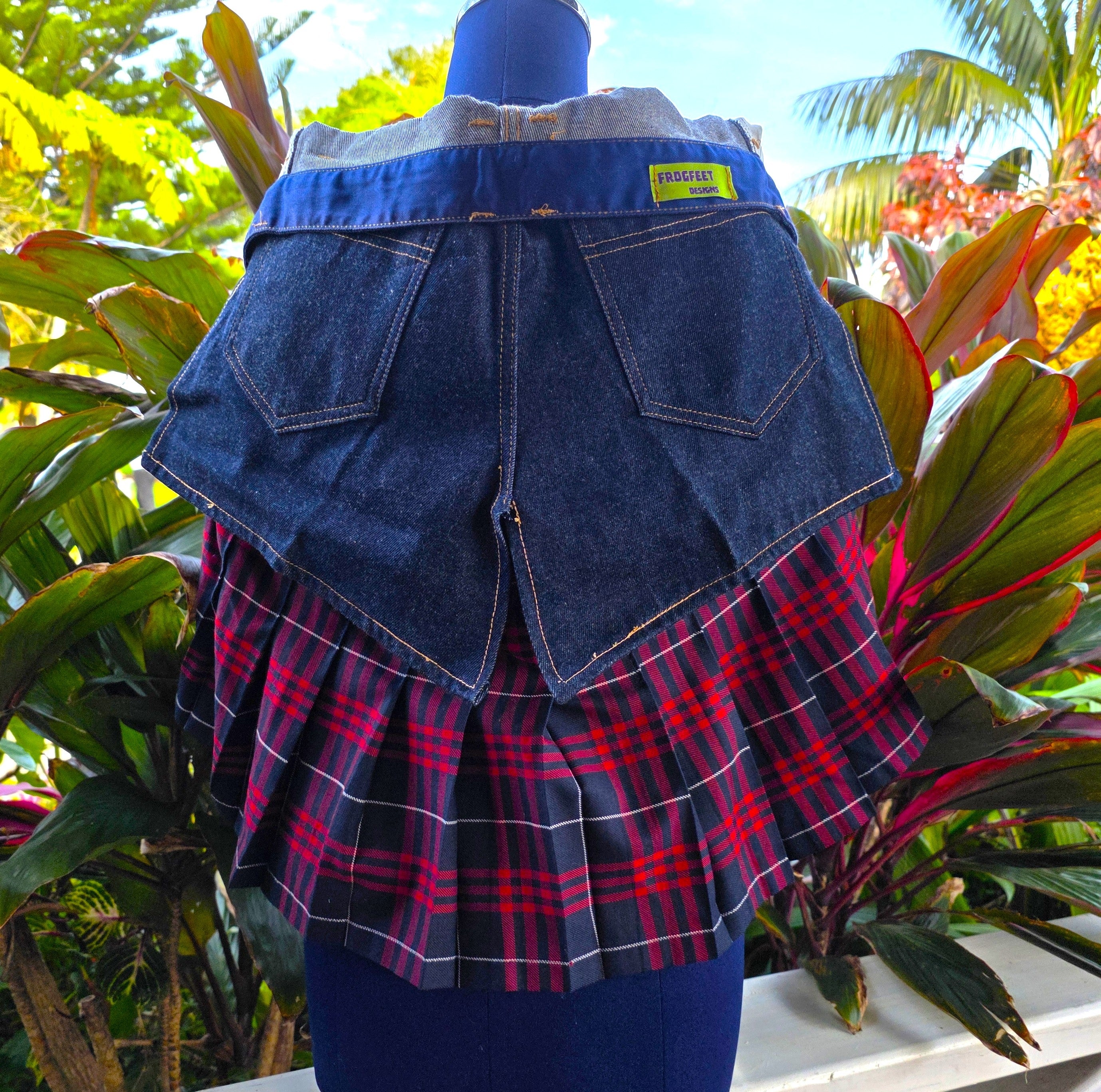 Upcycled Denim Stole