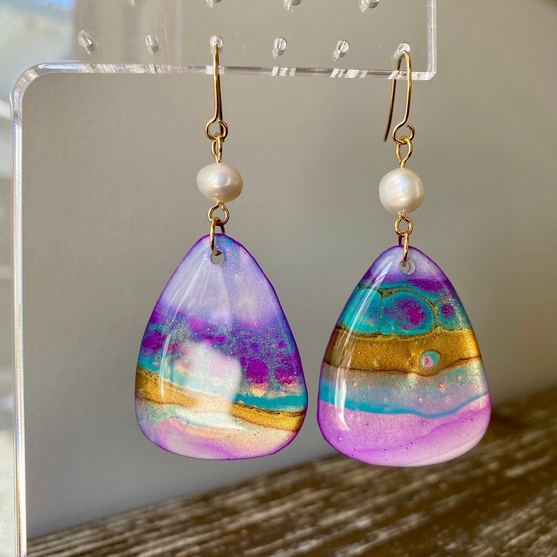 Freshwater Pearl Collection Dangle Earrings