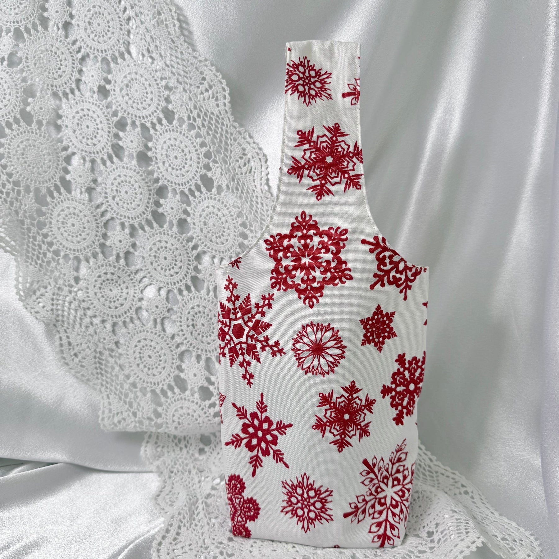 Christmas bottle bags