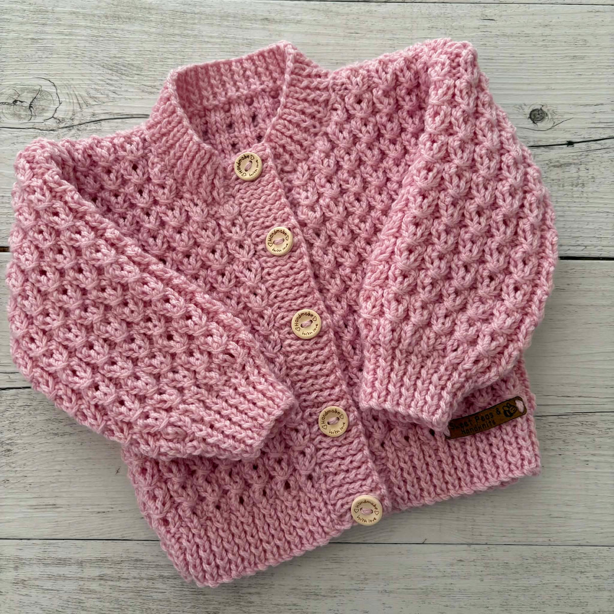 Hand Knitted Baby Cardigan