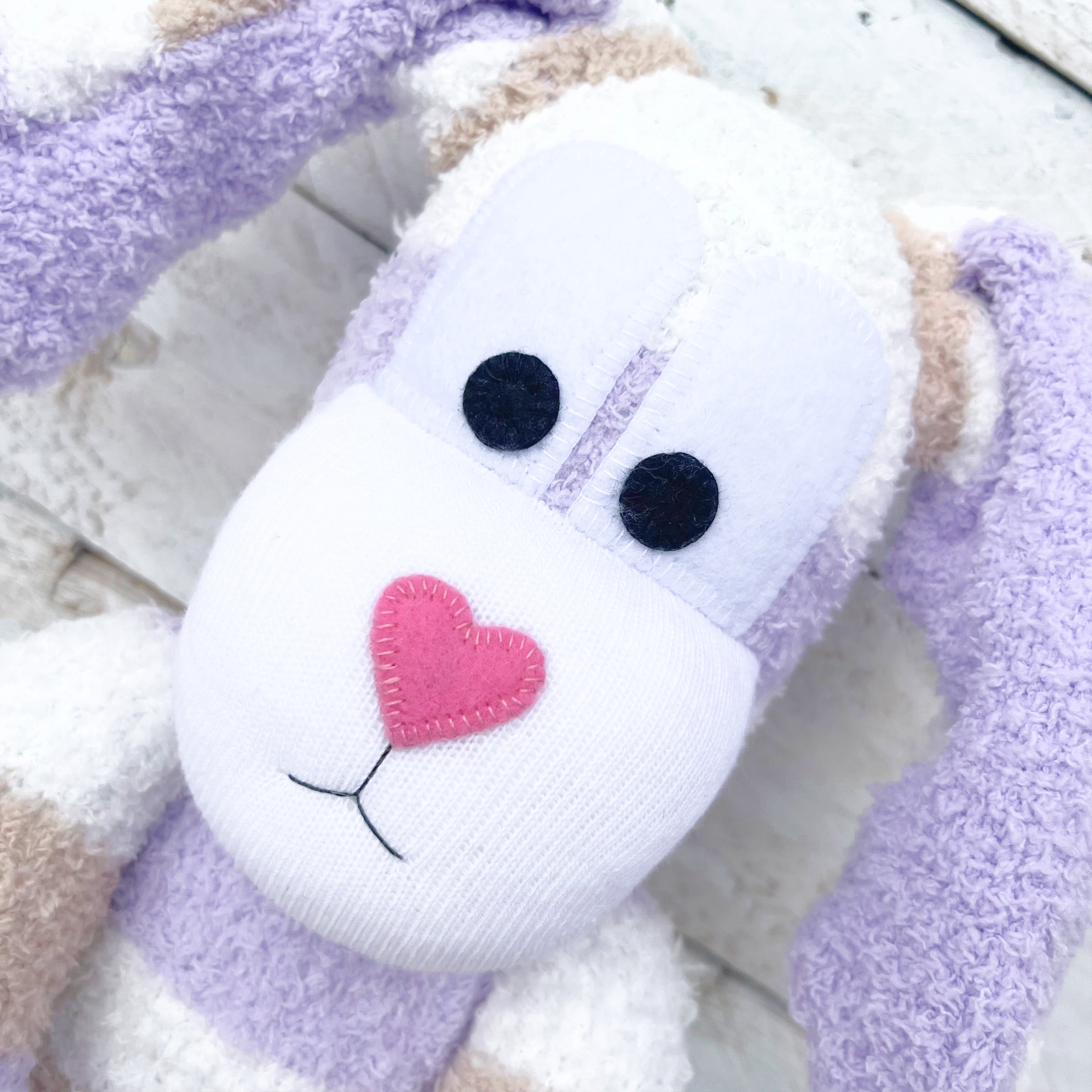 Bester the Sock Bunny - MADE TO ORDER soft toy