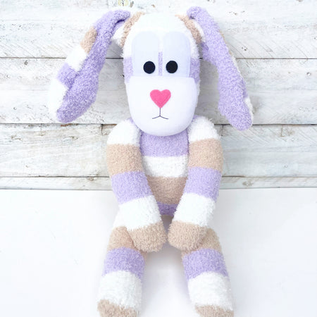 Bester the Sock Bunny - READY TO SHIP soft toy