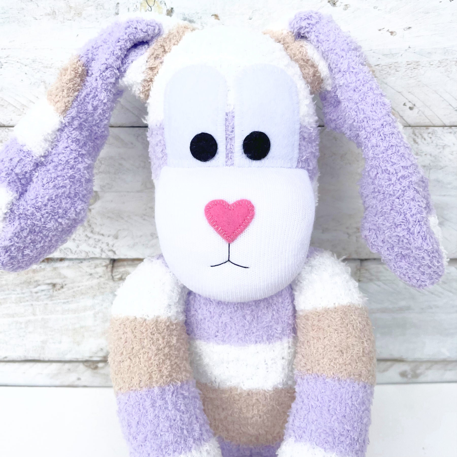 Bester the Sock Bunny - MADE TO ORDER soft toy