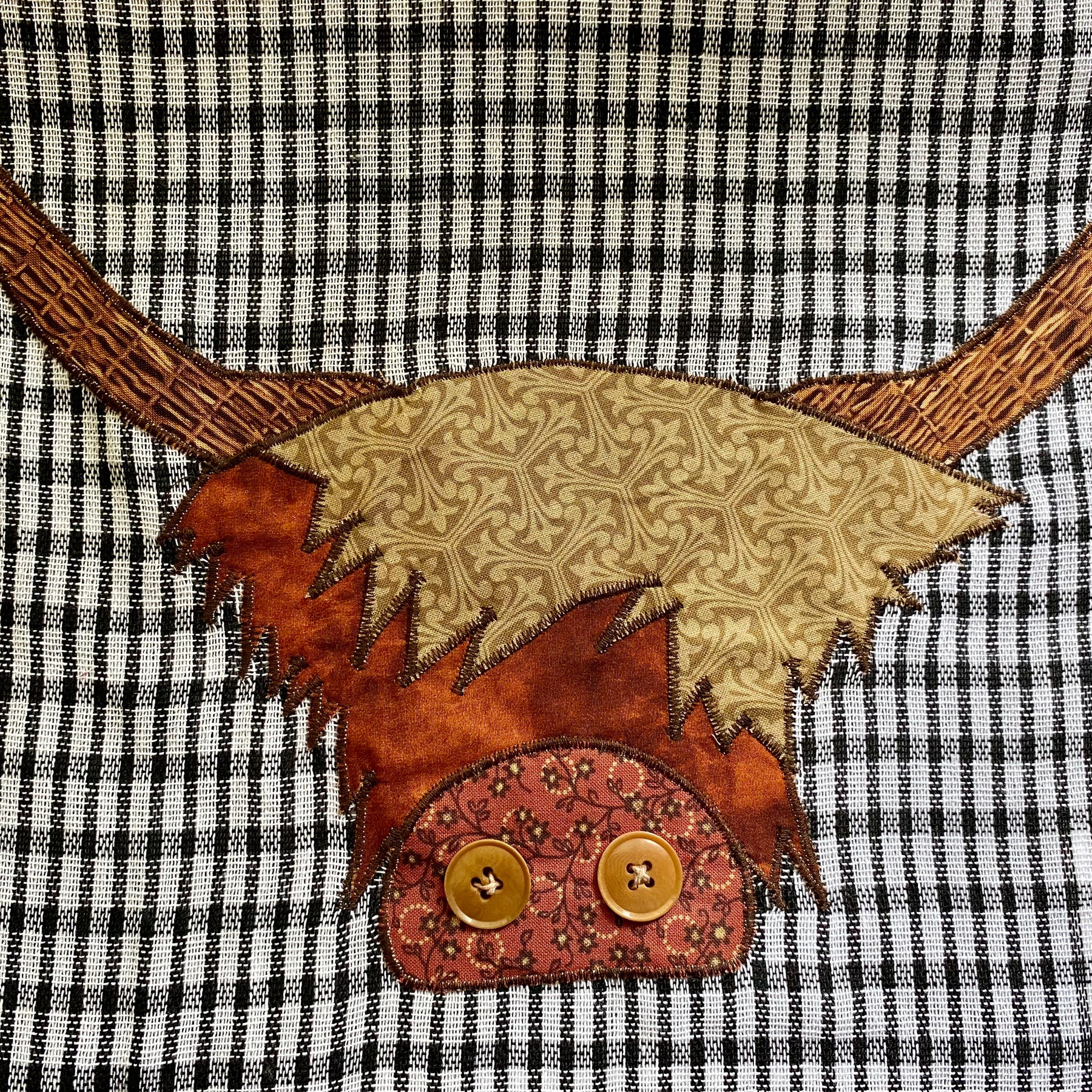 Highland Cow Tea Towel