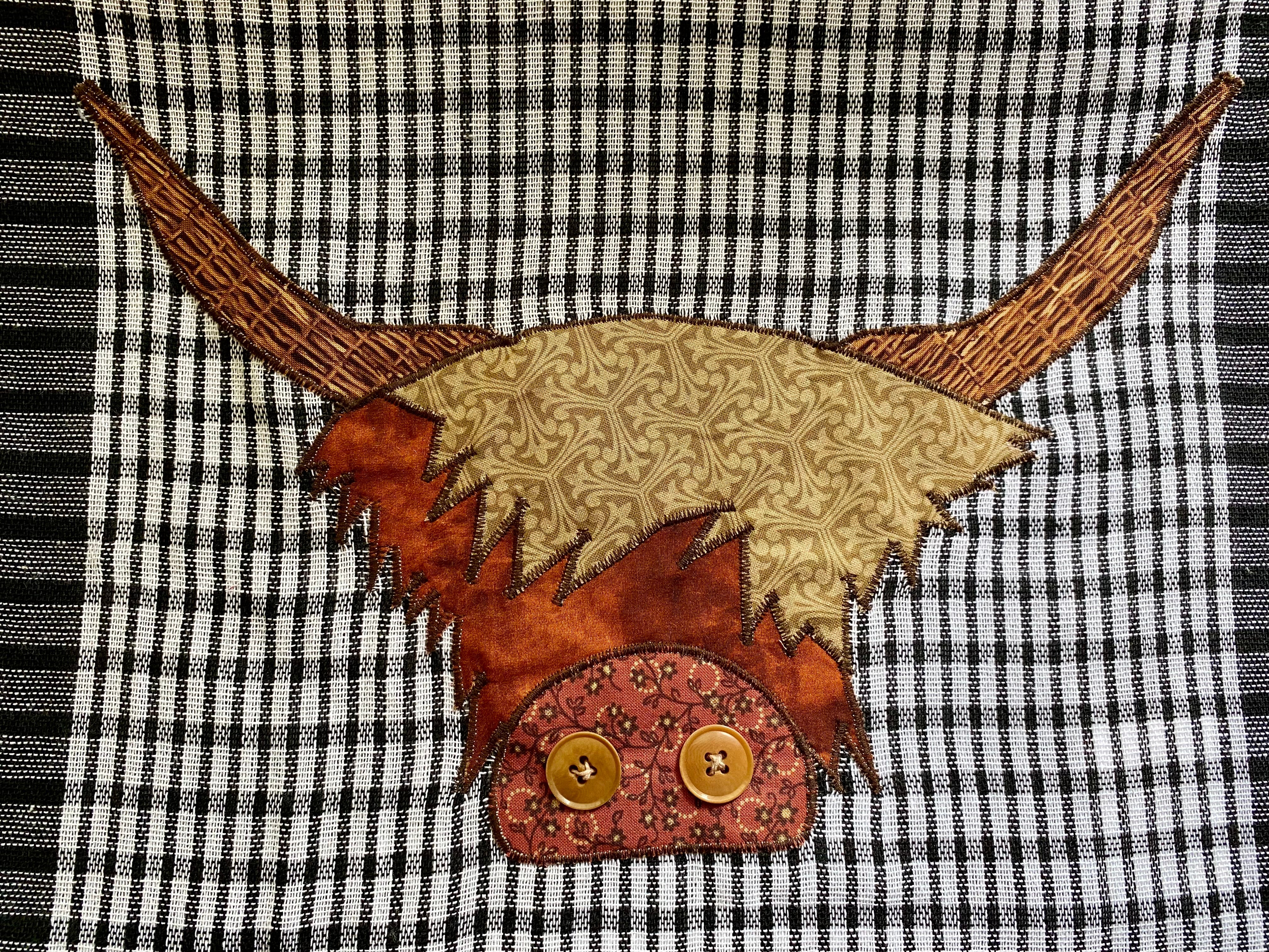 Highland Cow Tea Towel