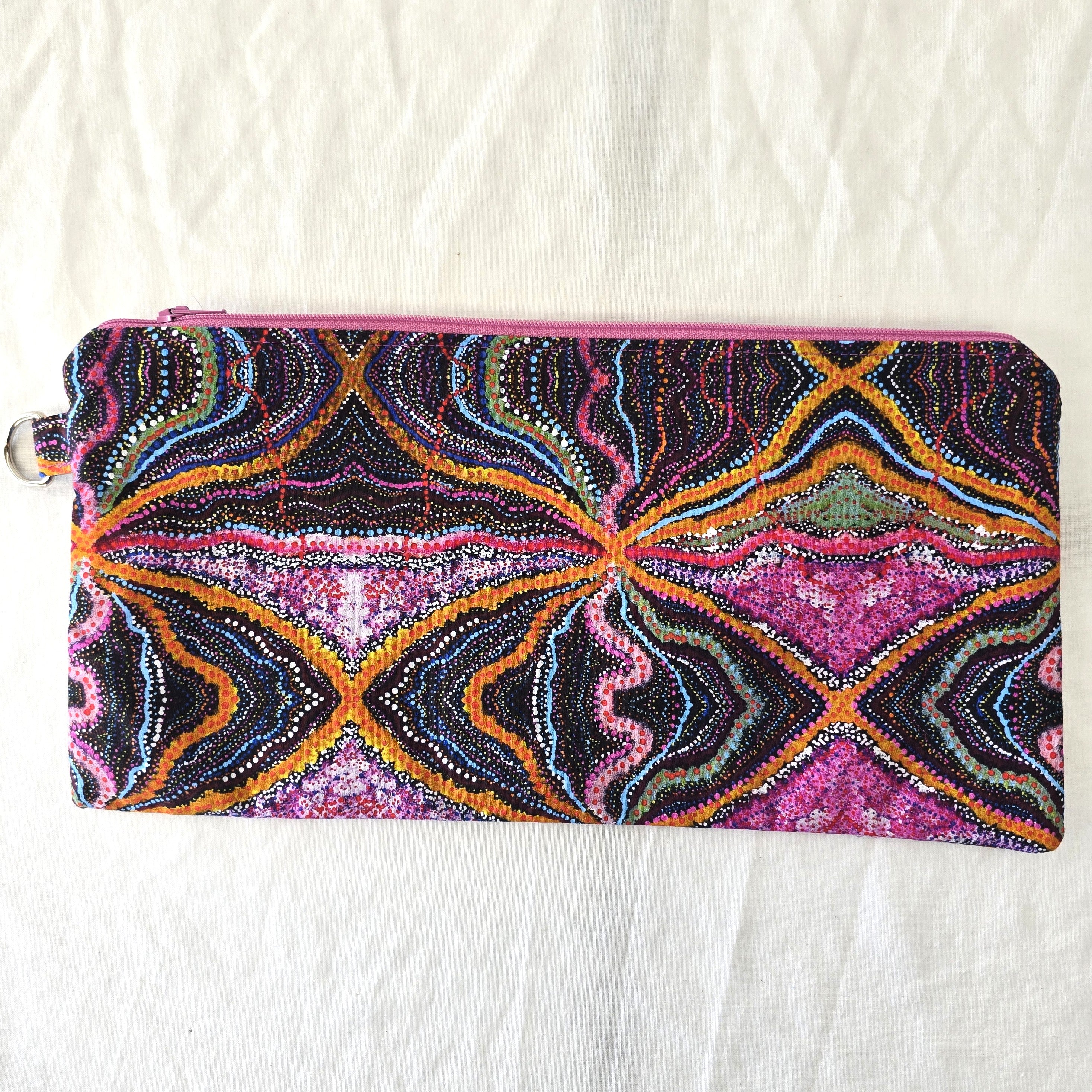 Handmade | Pencil Case | Double Zippered | Indigenous Design