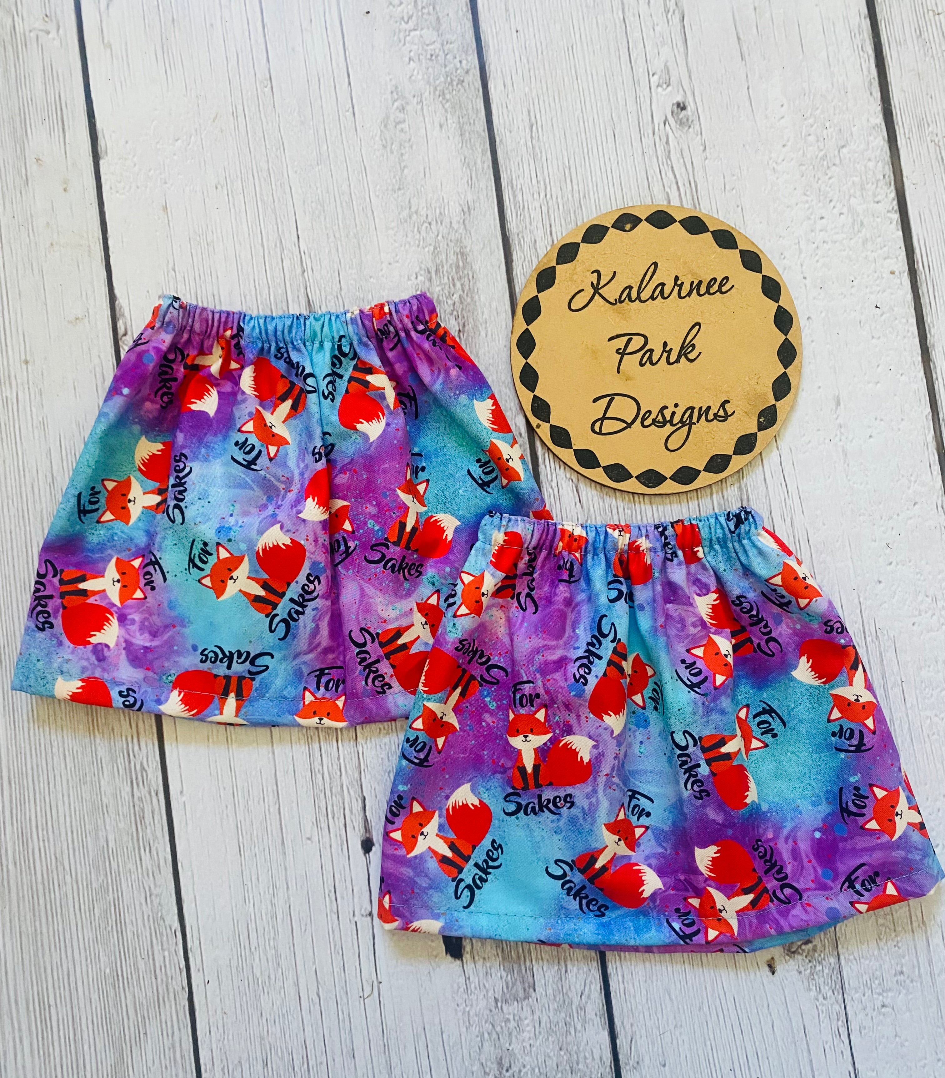 ''For Fox Sakes" Adult Size Sock Savers