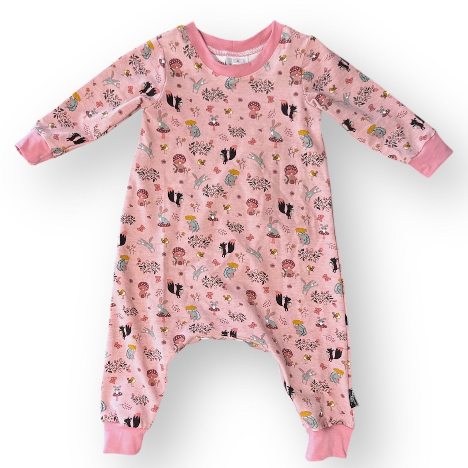 Organic Cotton Knit Long Leg Baby Jumpsuit - Mixed Sizes and Prints