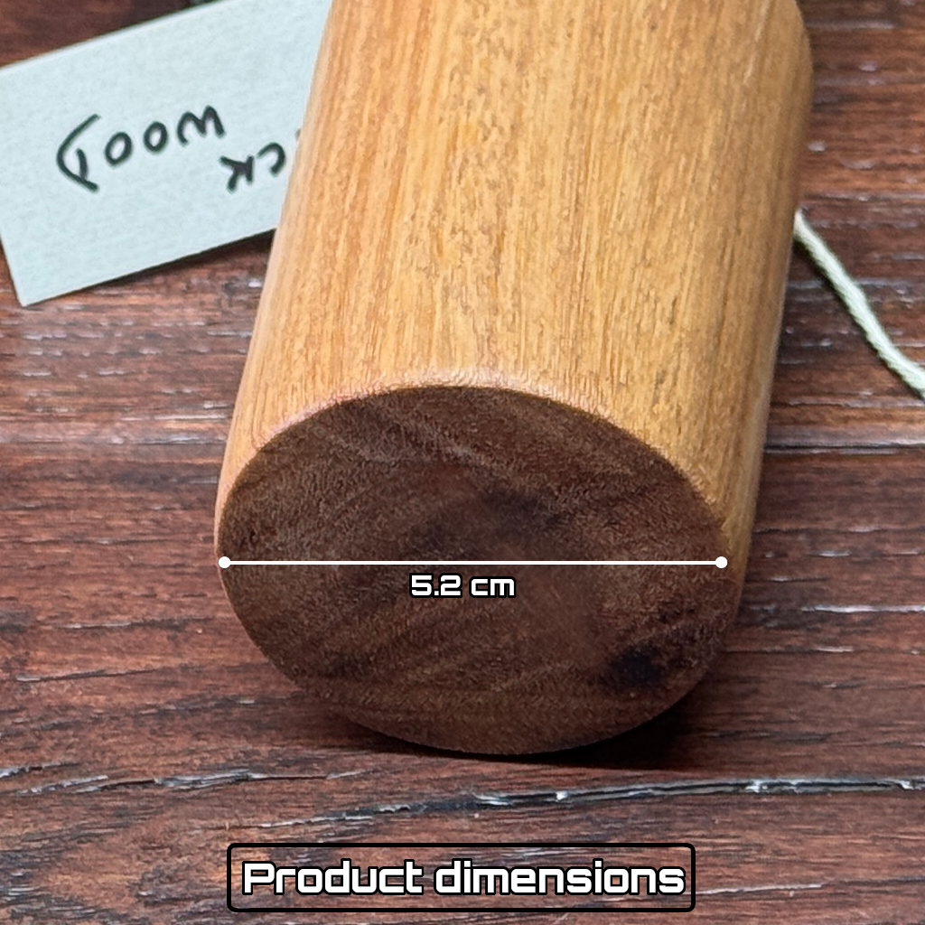 Hand Turned Wooden 1/2 lb Pork Pie Dolly