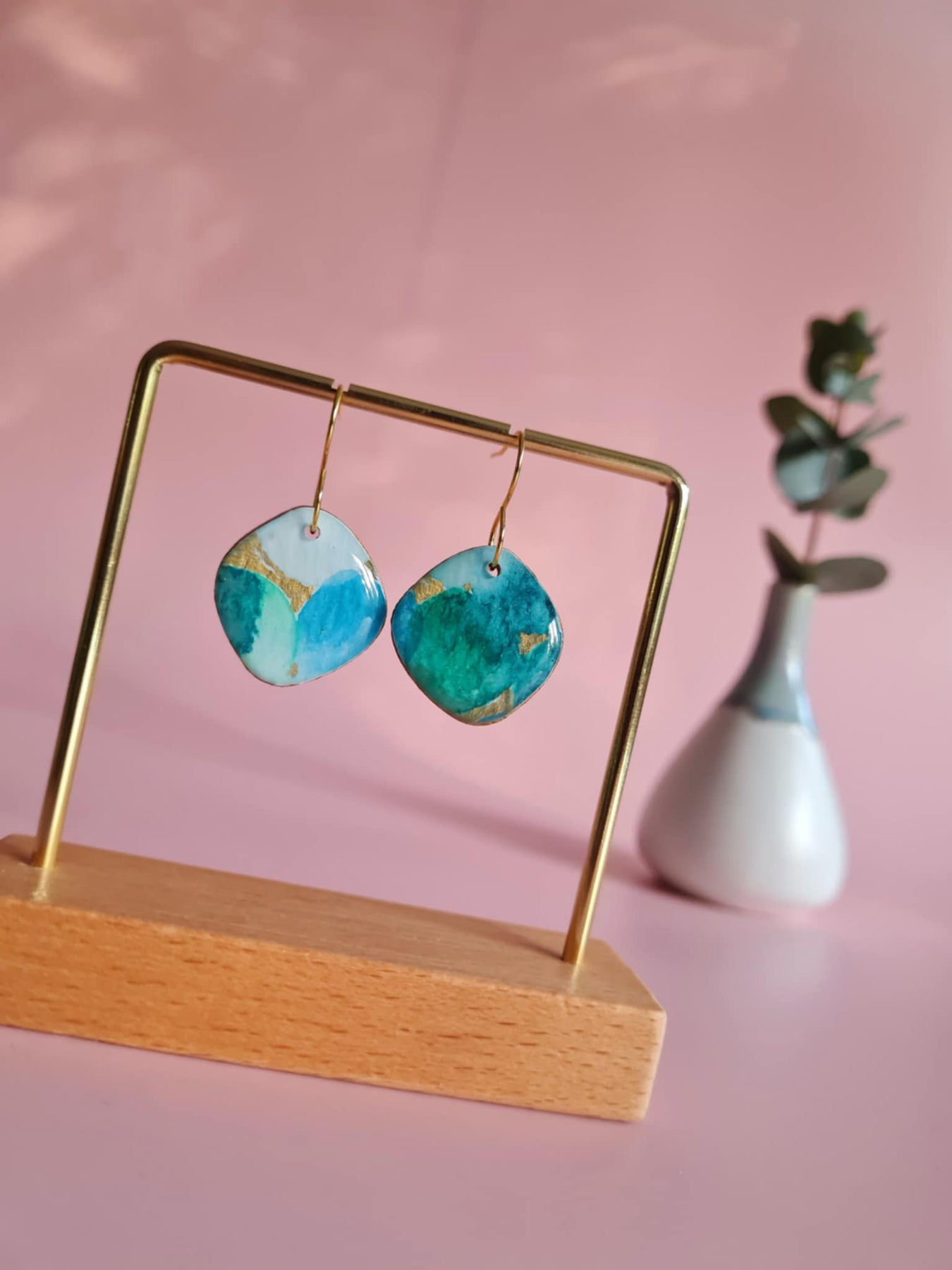 The Fiesta Collection | Resin art earrings | Part 1 | Large dangles