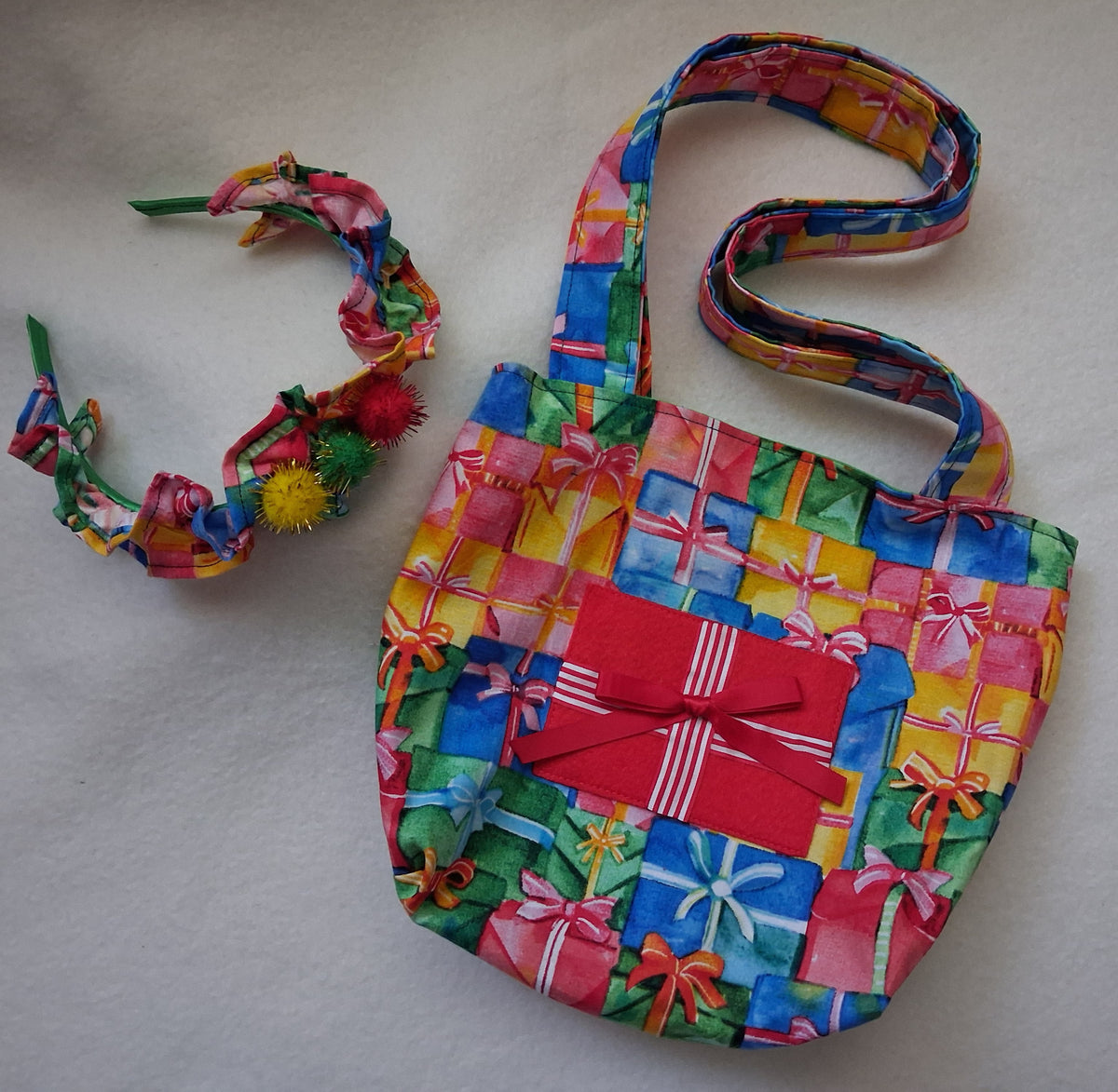 Children's Christmas Handbag & Headband
