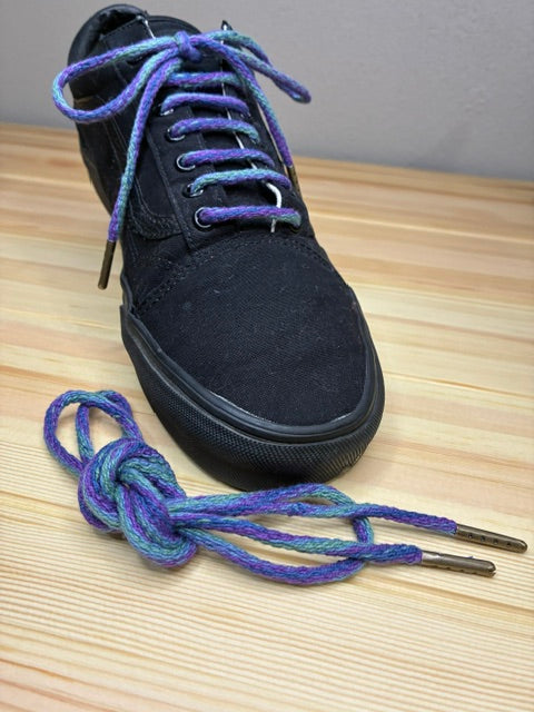 Art of the Lace - Blueberry Blends Round Shoelaces