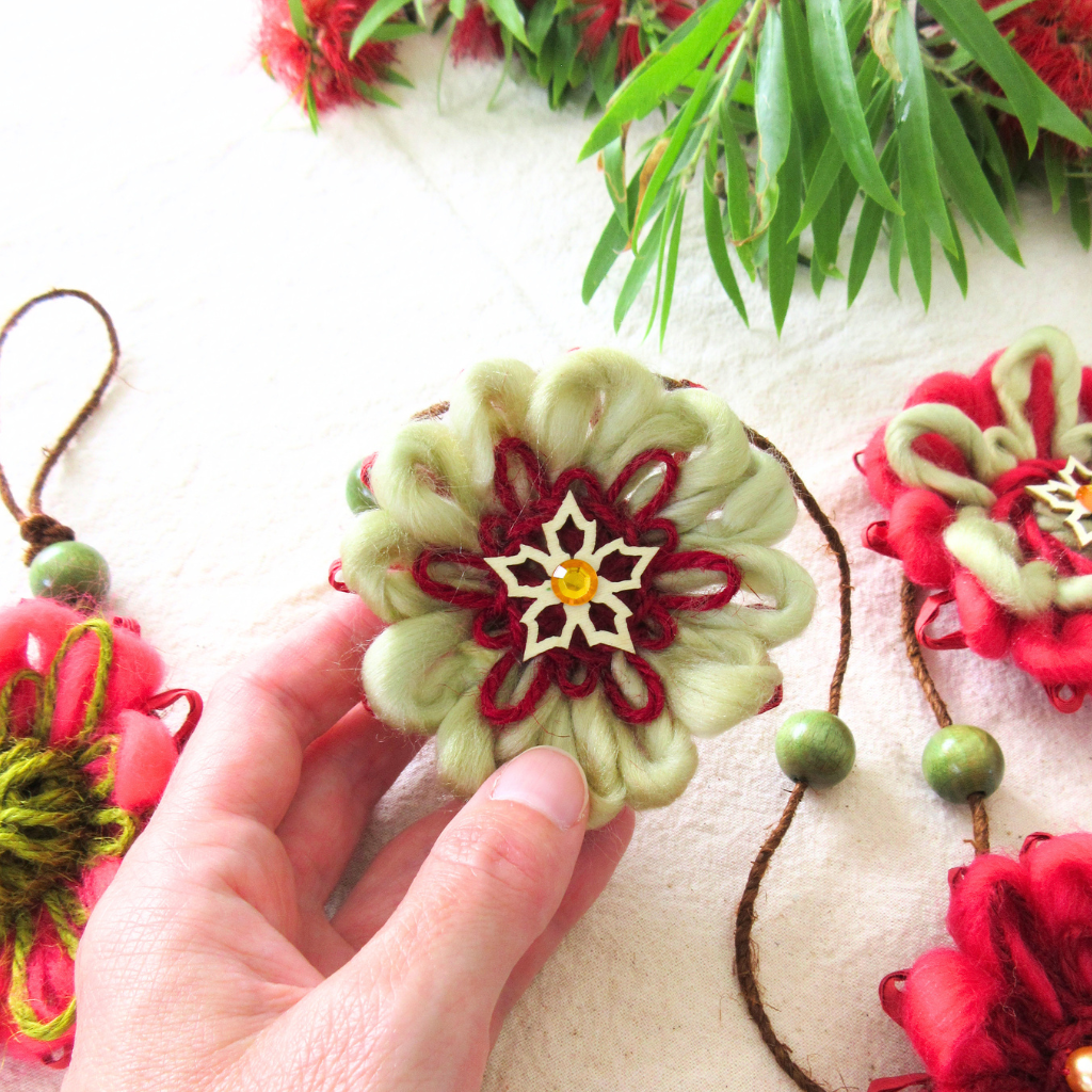 Handwoven Flower Garland | A Christmas Bloom Gathering