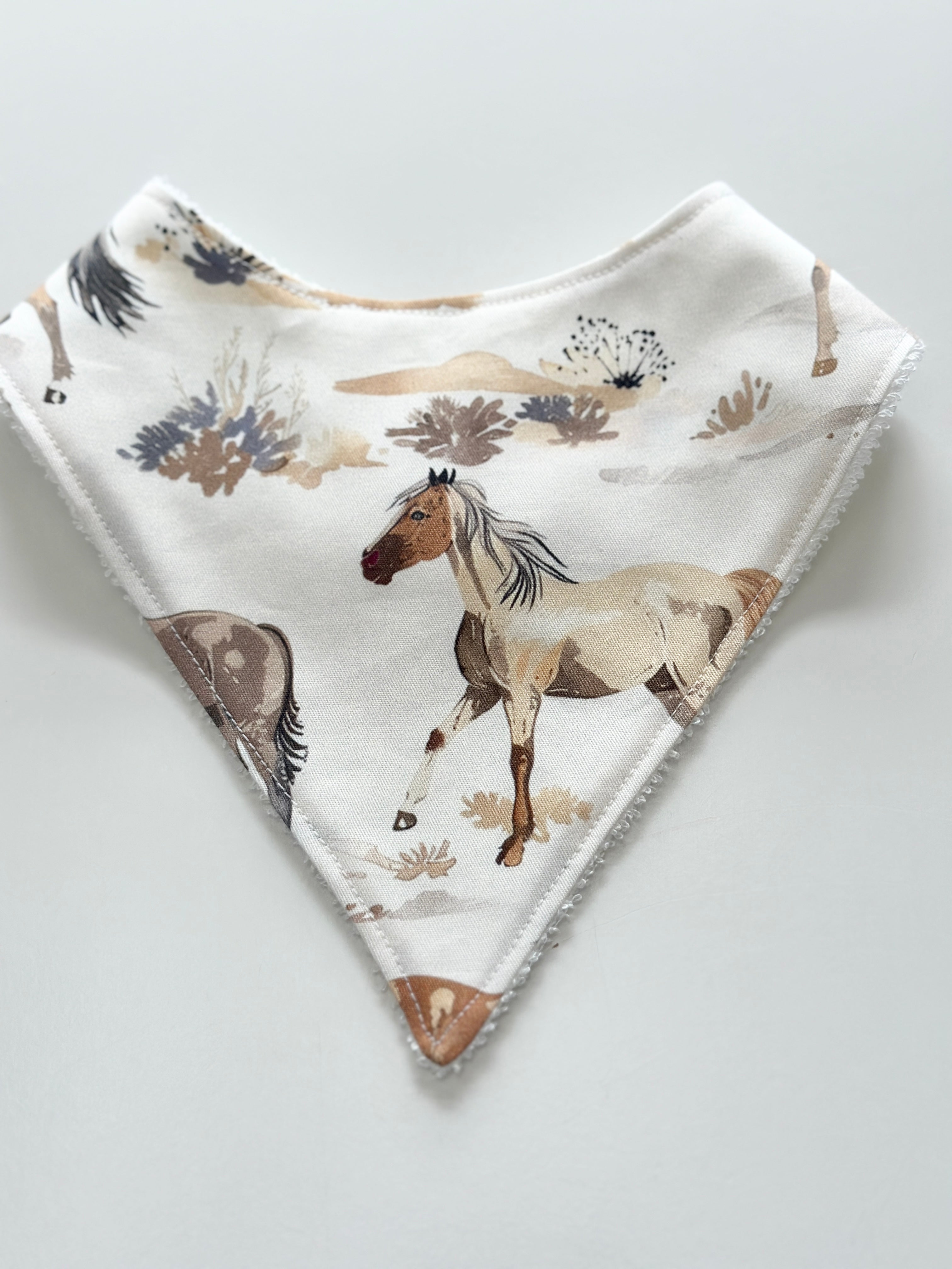 Horses bandana bib