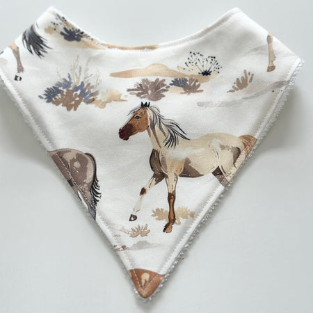 Horses bandana bib