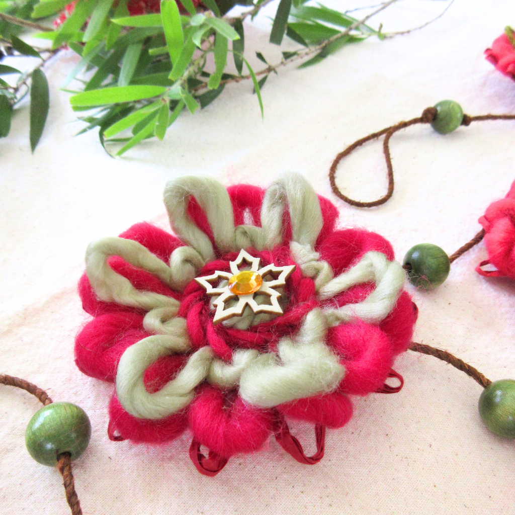 Handwoven Flower Garland | A Christmas Bloom Gathering