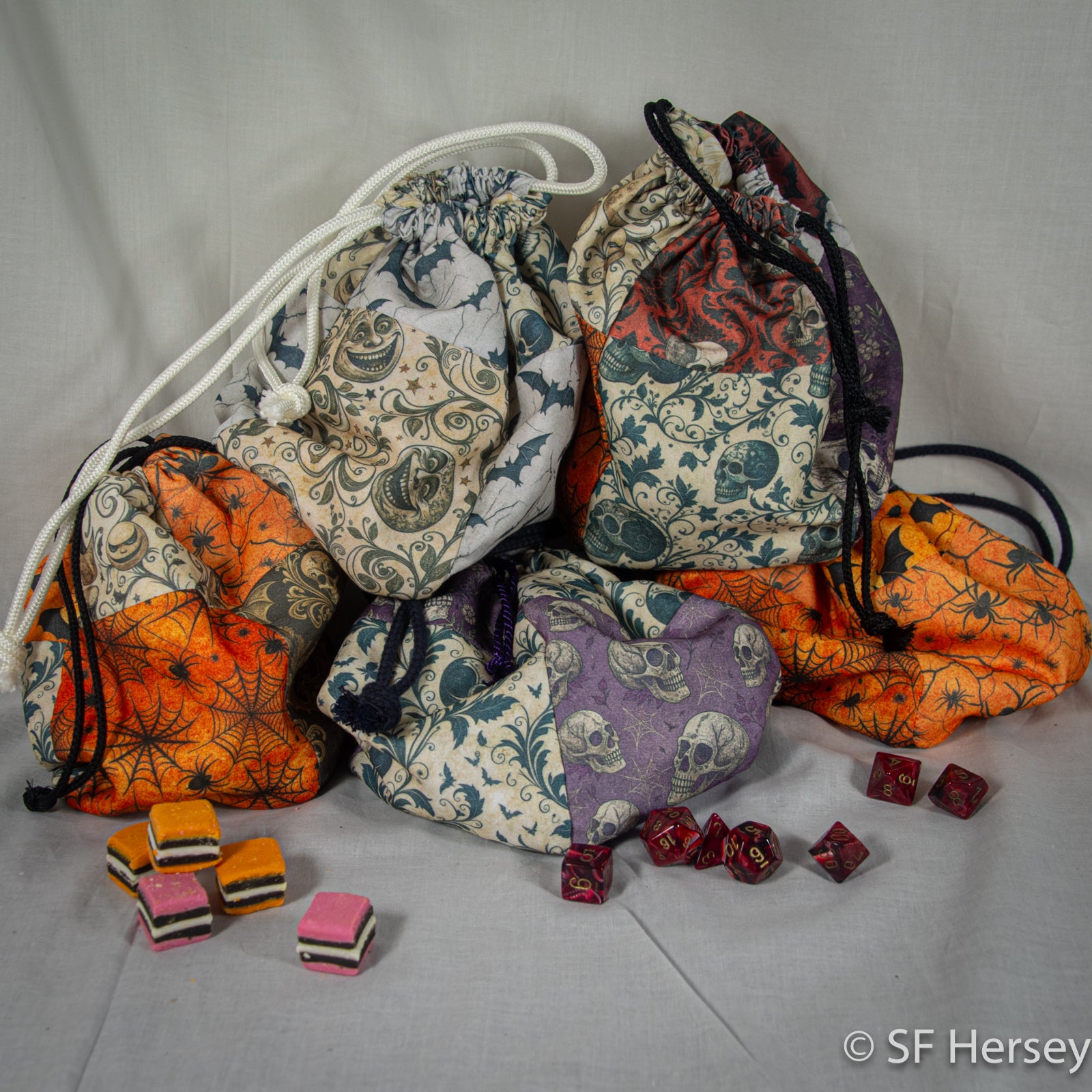 Halloween Drawstring Pouch