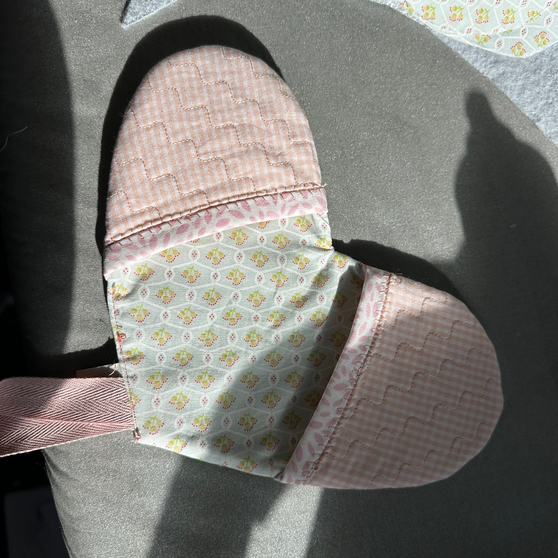 Cute heart shaped Oven Mitts