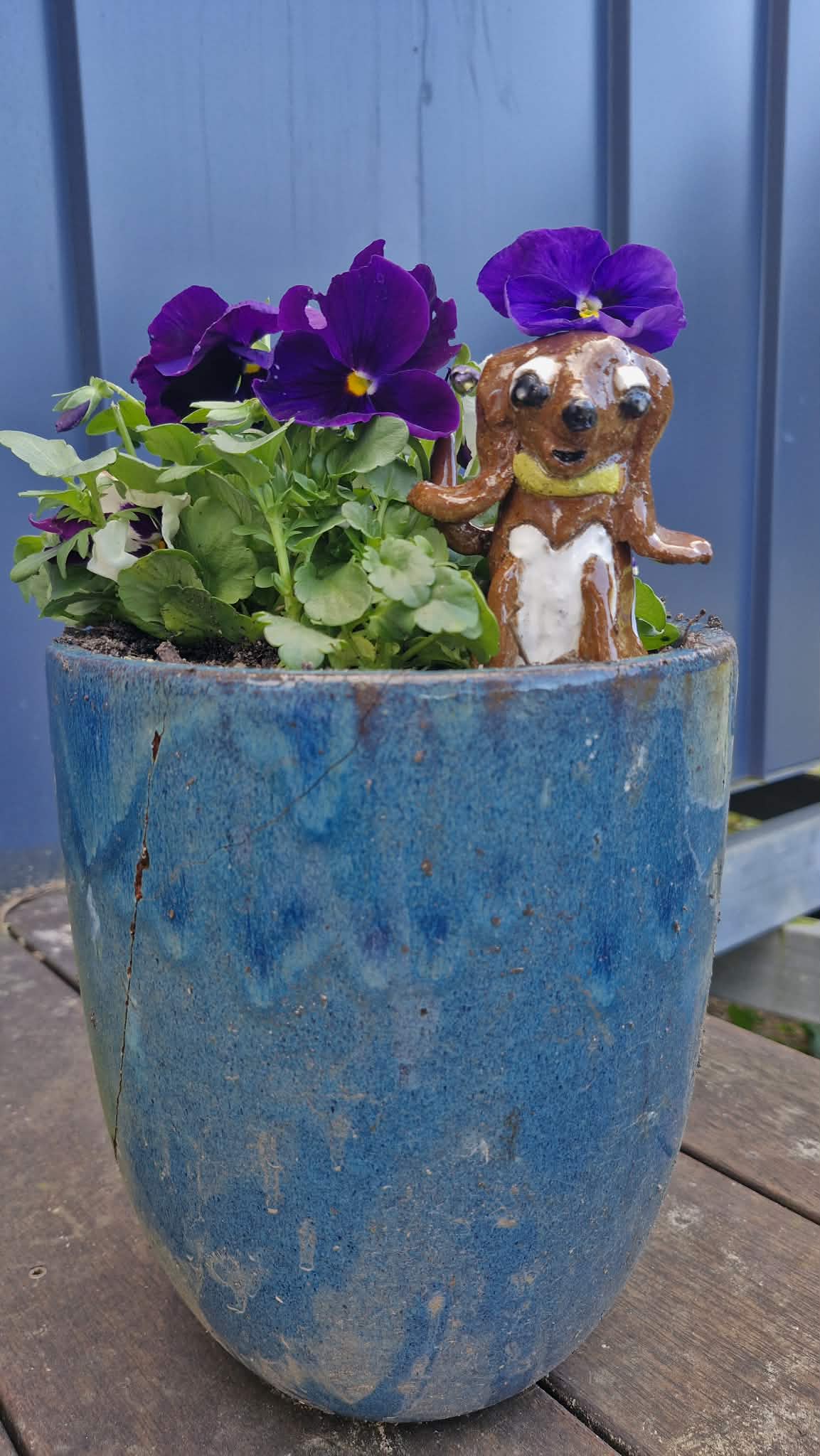 Small Dog - Yellow Collar  Sculpture