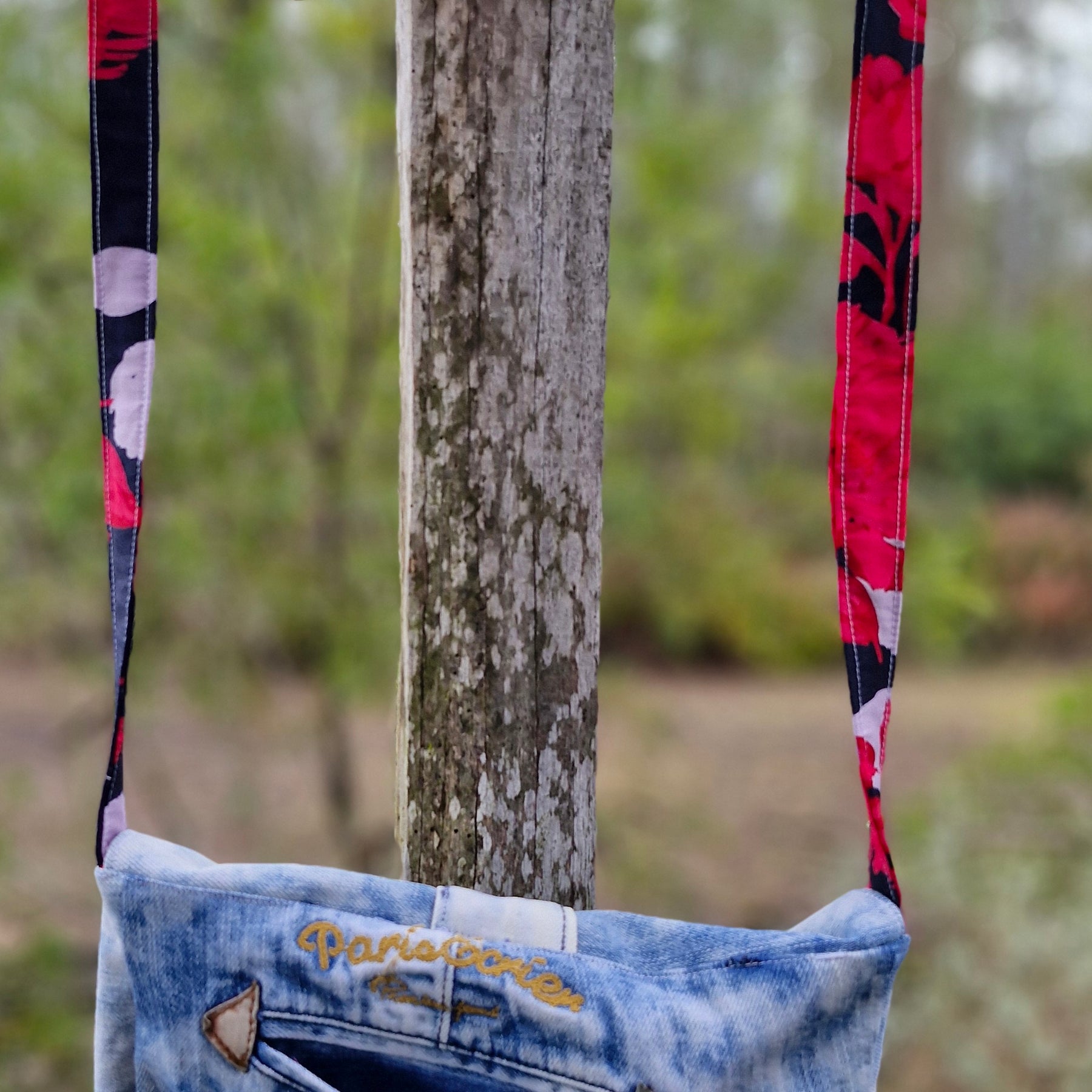 Upcycled Crossbody Bag / Eco Friendly One of a kind