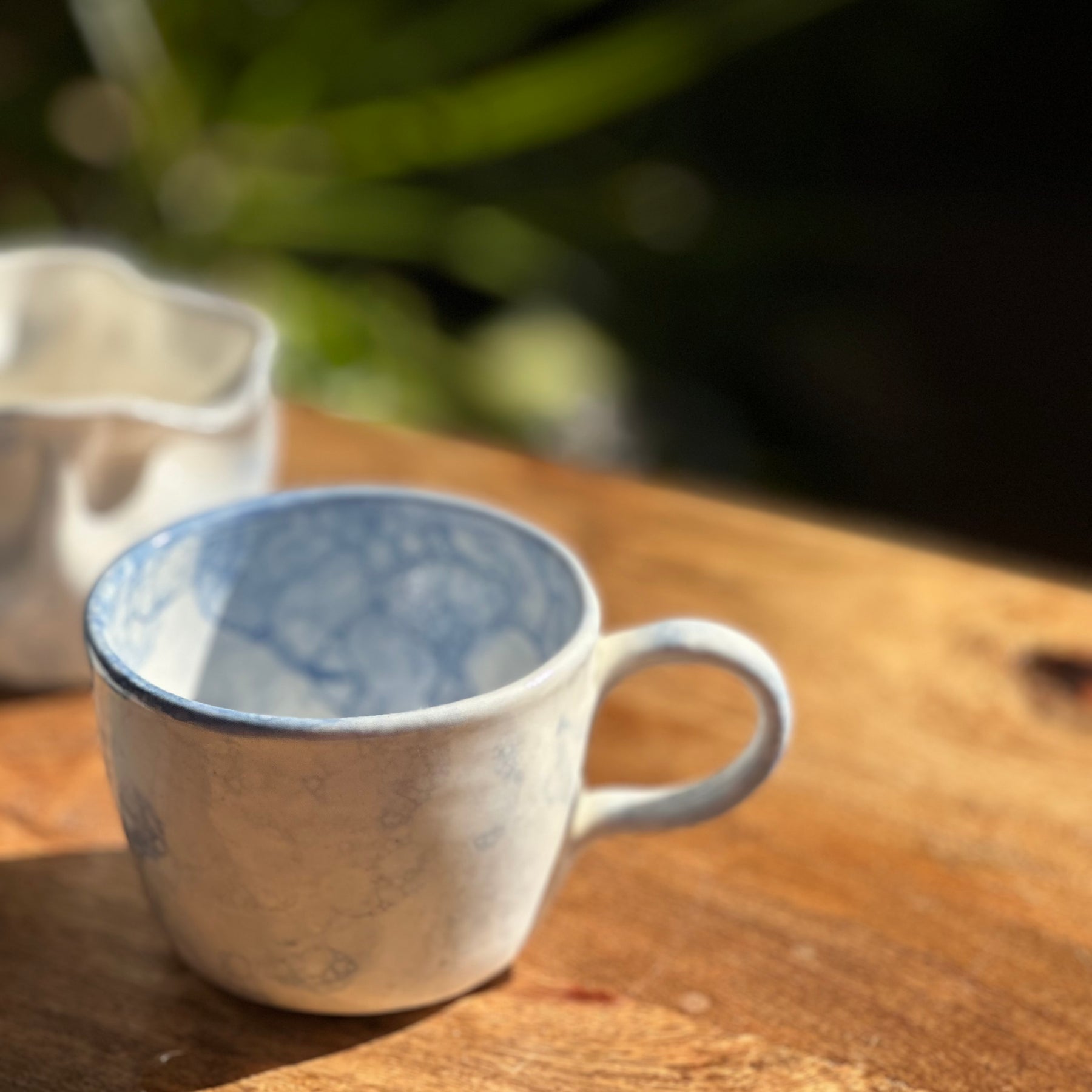 Tea Set for One | Handmade Porcelain Ceramics | Bubbles