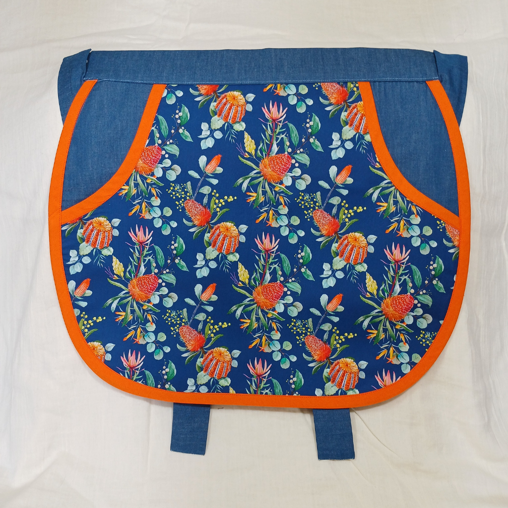 Peg or Utility Apron featuring Australian Banksia flowers