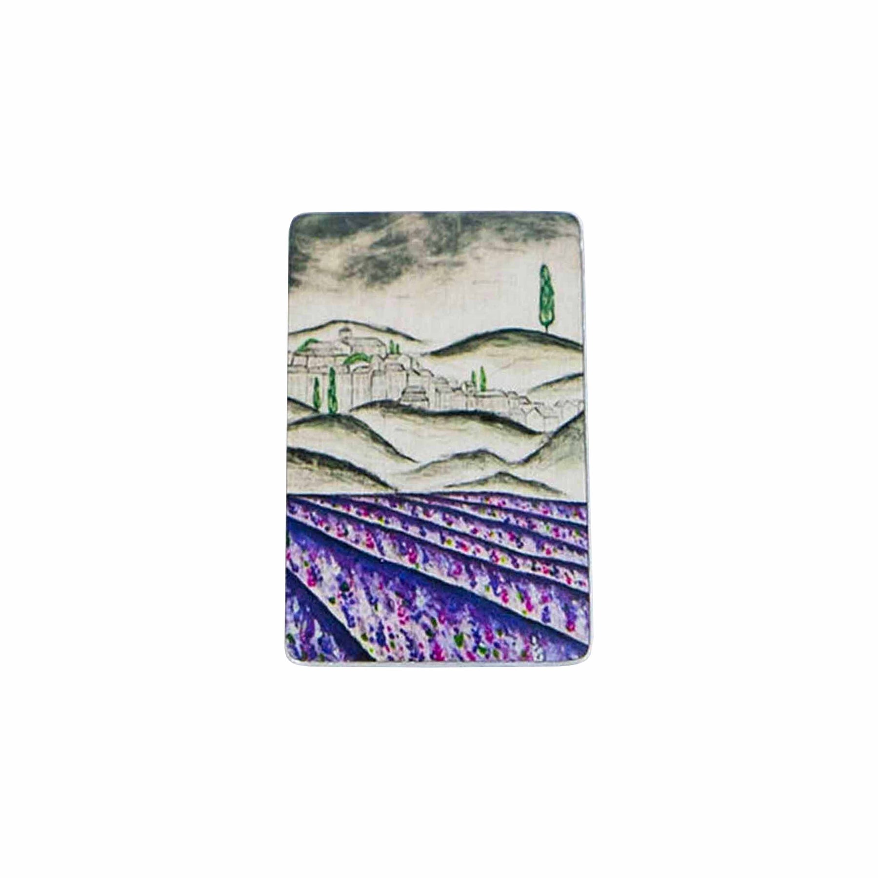 Lavender Field Brooch