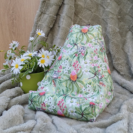 Possum Design Pillow to suit Book and Tablet