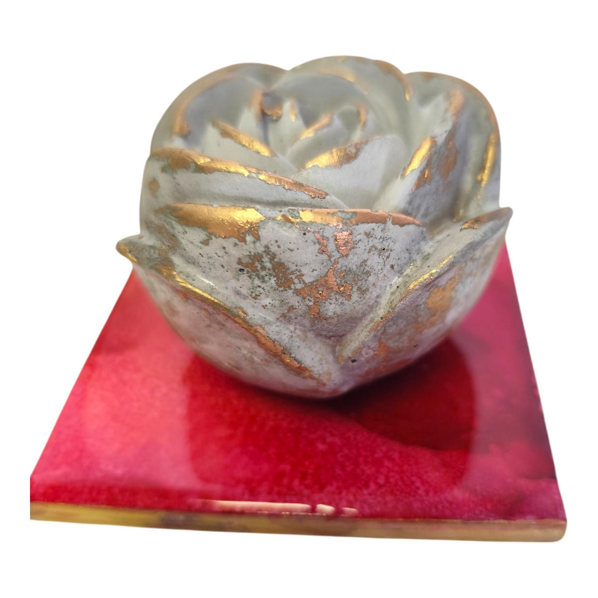 Handmade Boho Aroma Stone & Art Coaster Set