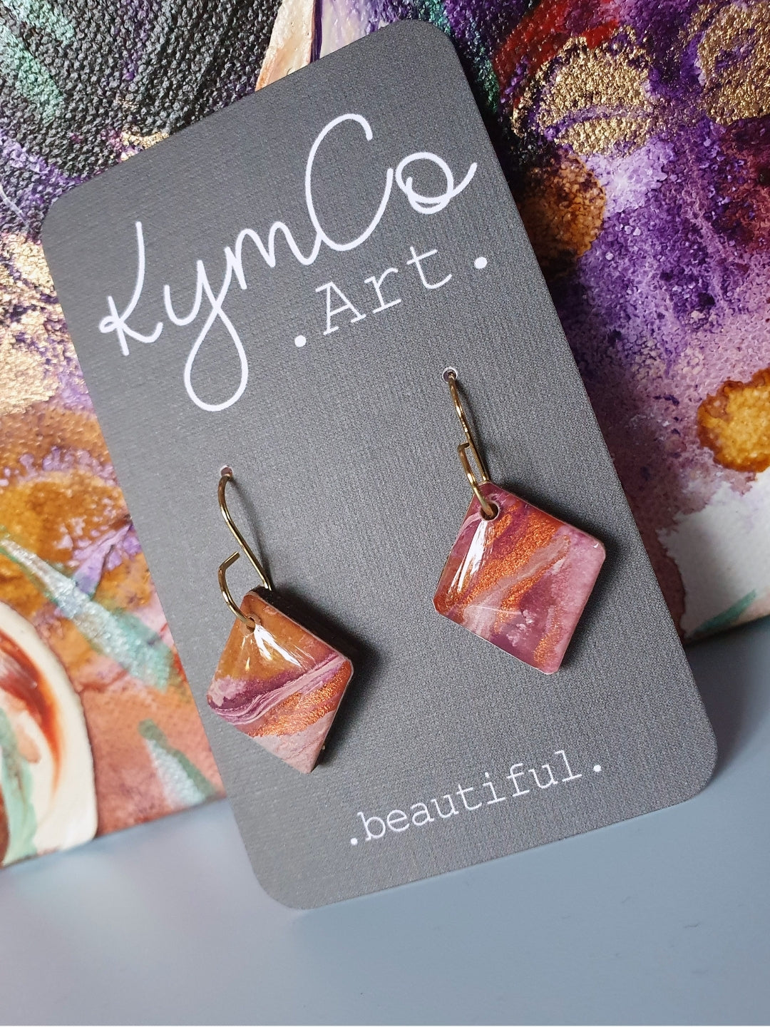 The Mulberry Skies Collection | Art earrings | Medium & Large Dangles | Brooch | Pendant