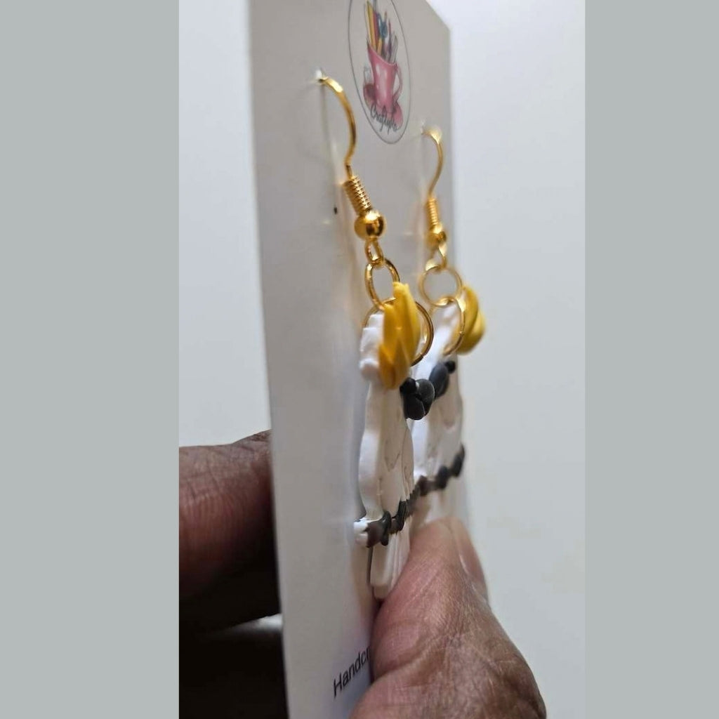 Australian Cockatoo Earrings