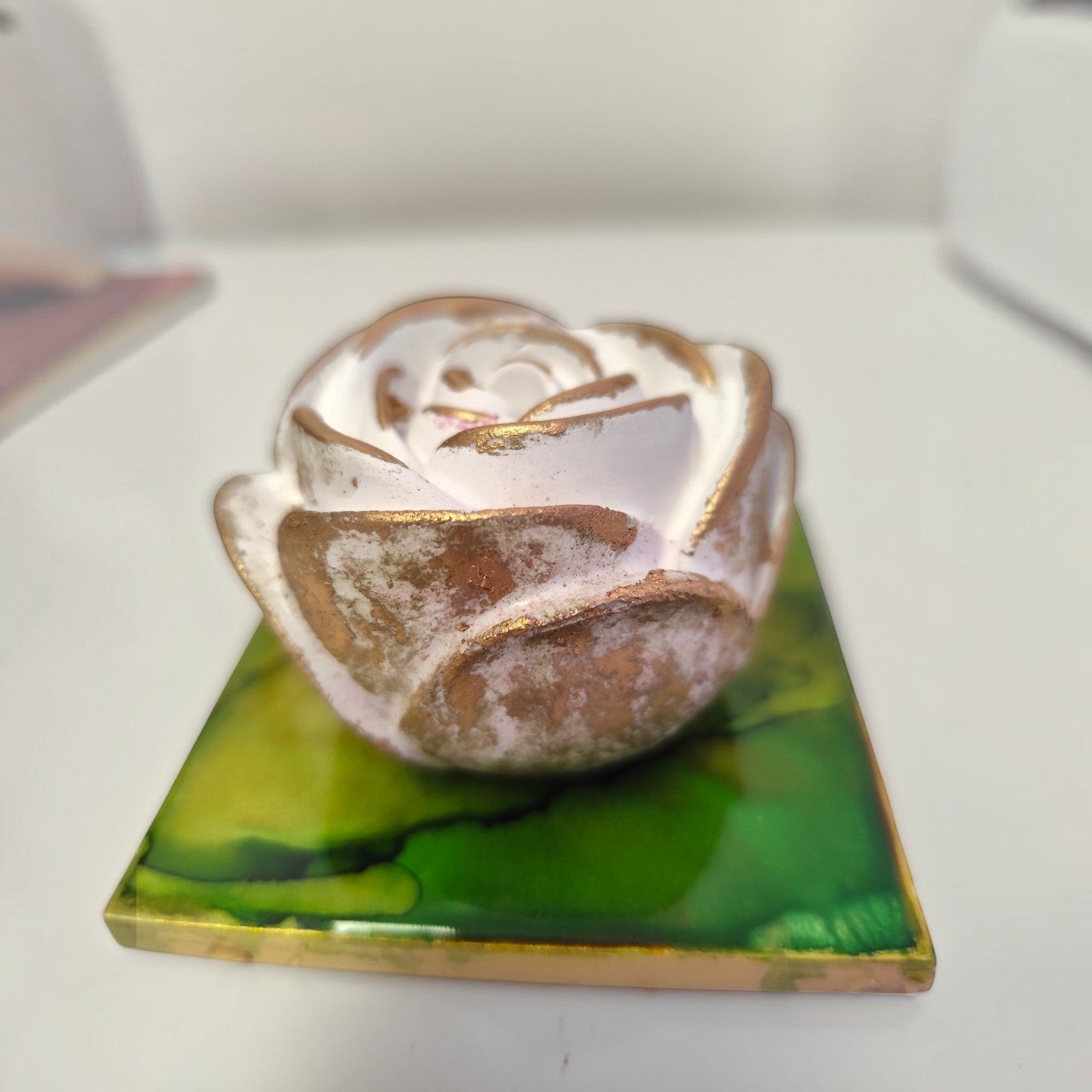 Boho Fragrance Stone Coaster Set